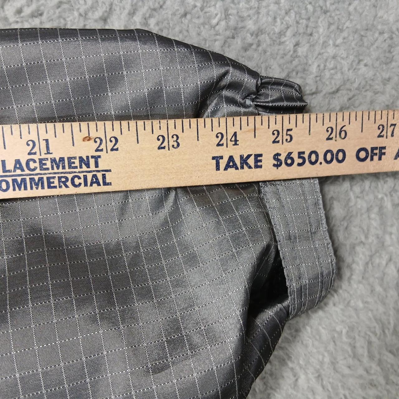 Preloved Men's Lightweight Jacket - Grey/Silver -… - image 7