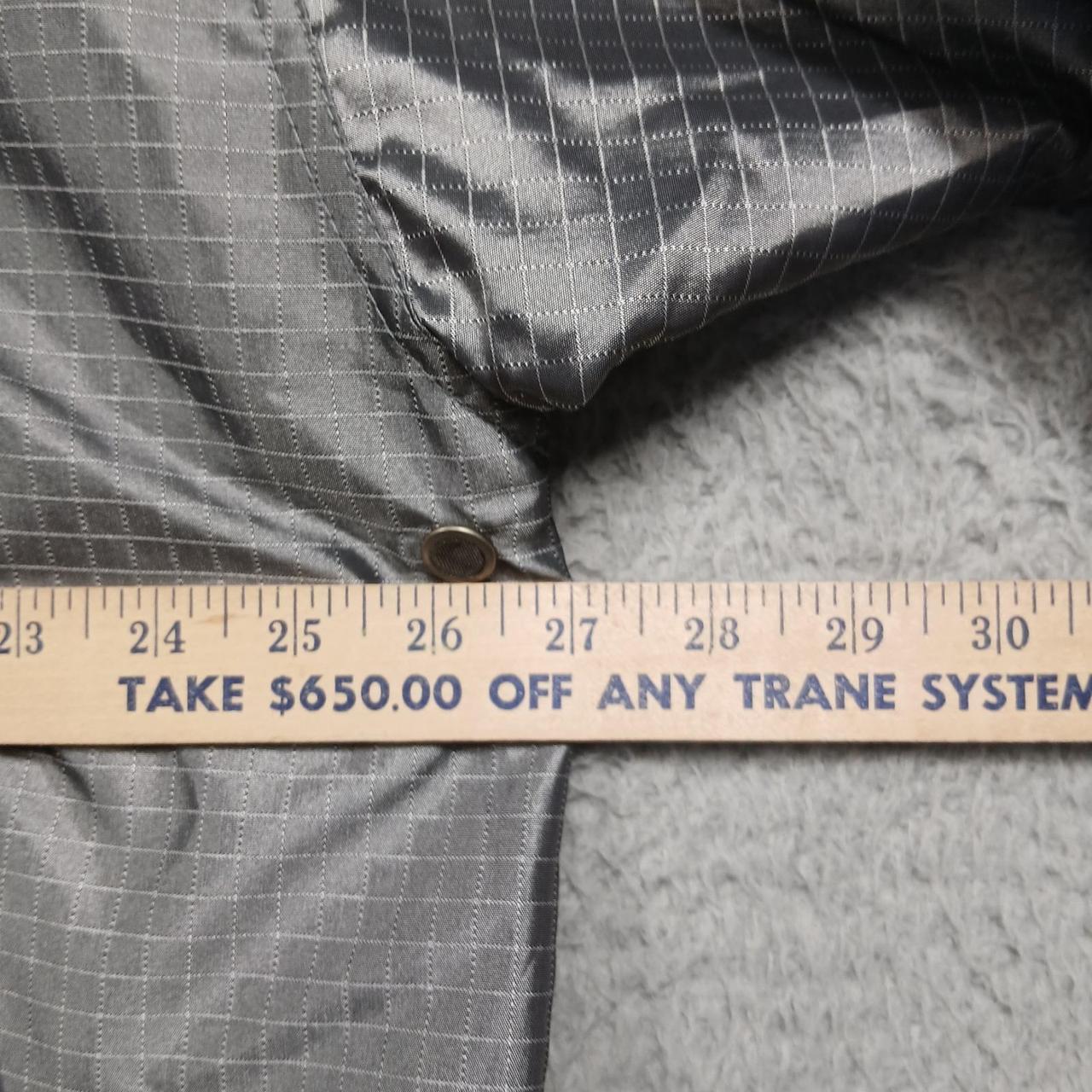 Preloved Men's Lightweight Jacket - Grey/Silver -… - image 6