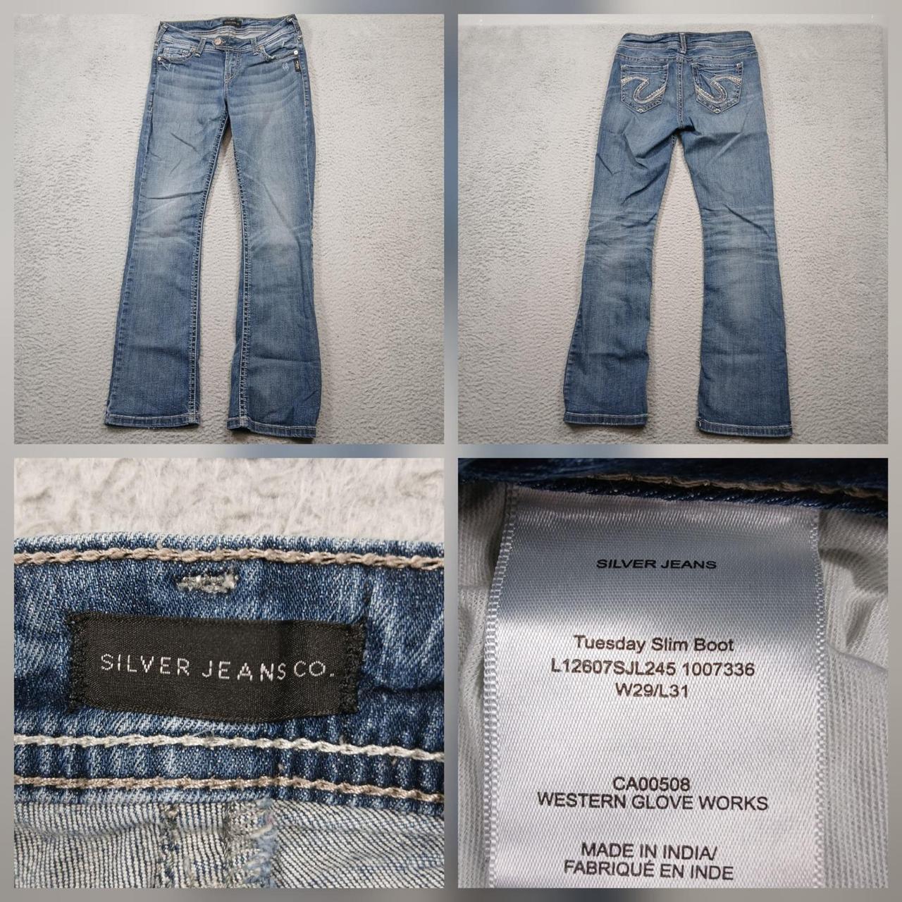 Silver Jeans Co. Women's Bootcut Distressed Jeans… - image 1