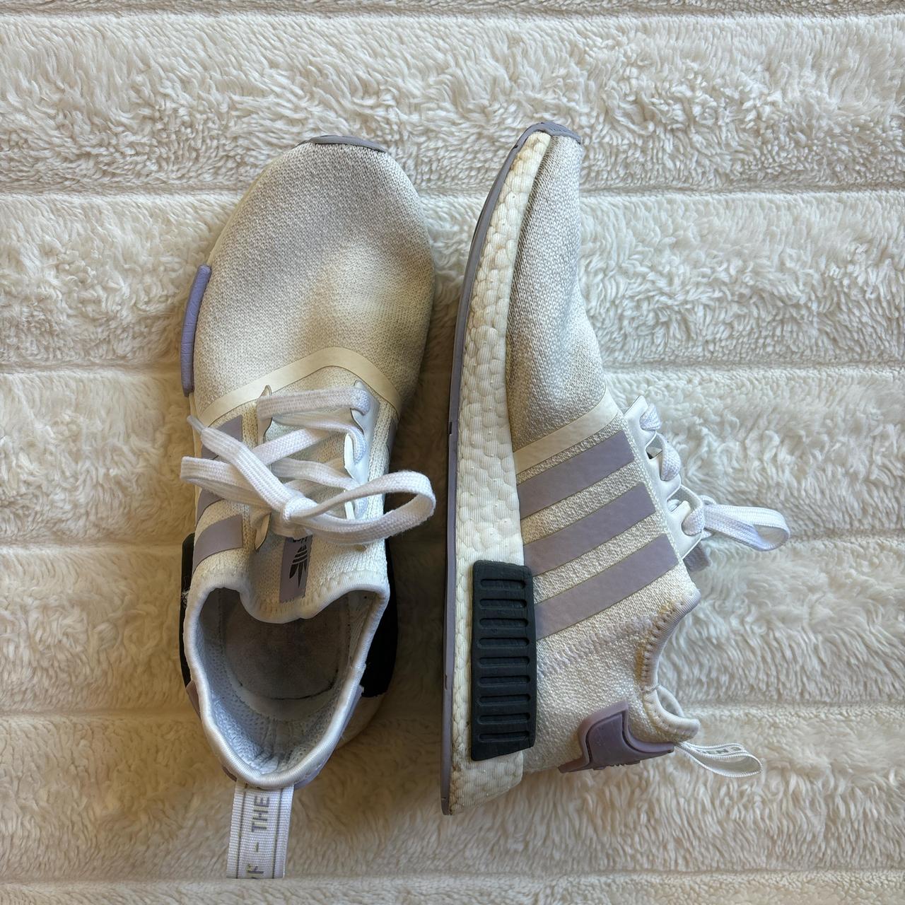 Nmd r1 womens white and purple best sale