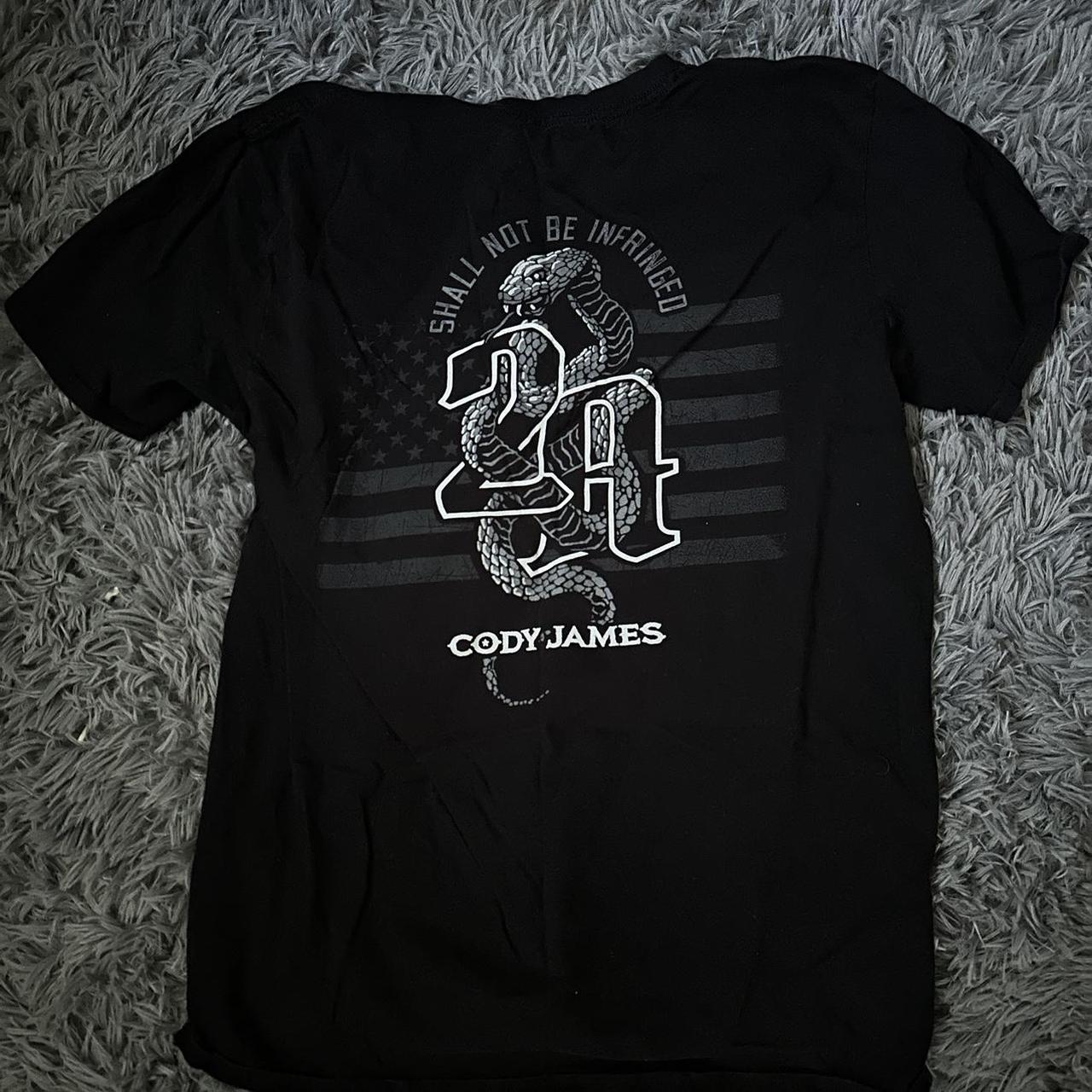 Cody James Men's Black T-shirt (2)