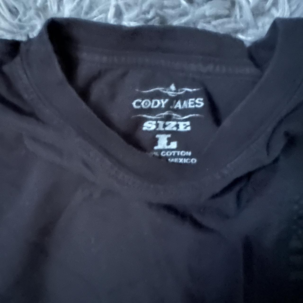 Cody James Men's Black T-shirt (3)