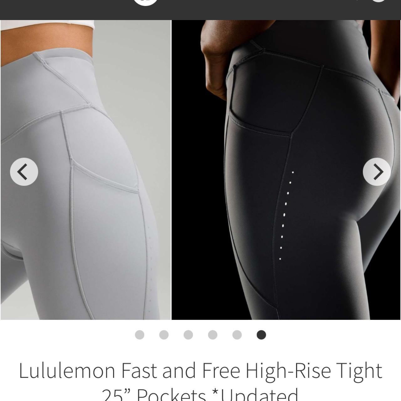 New Lululemon Fast Free High-Rise Tight 25” Pockets - Depop
