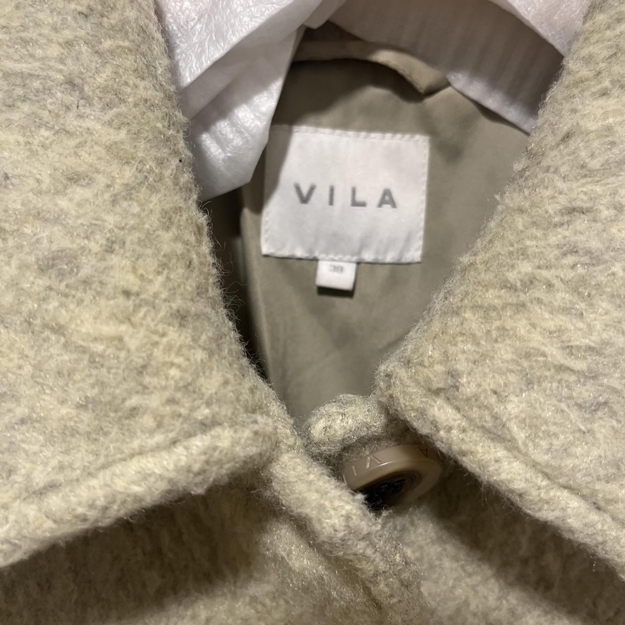 vila vidarling tie belt jacket