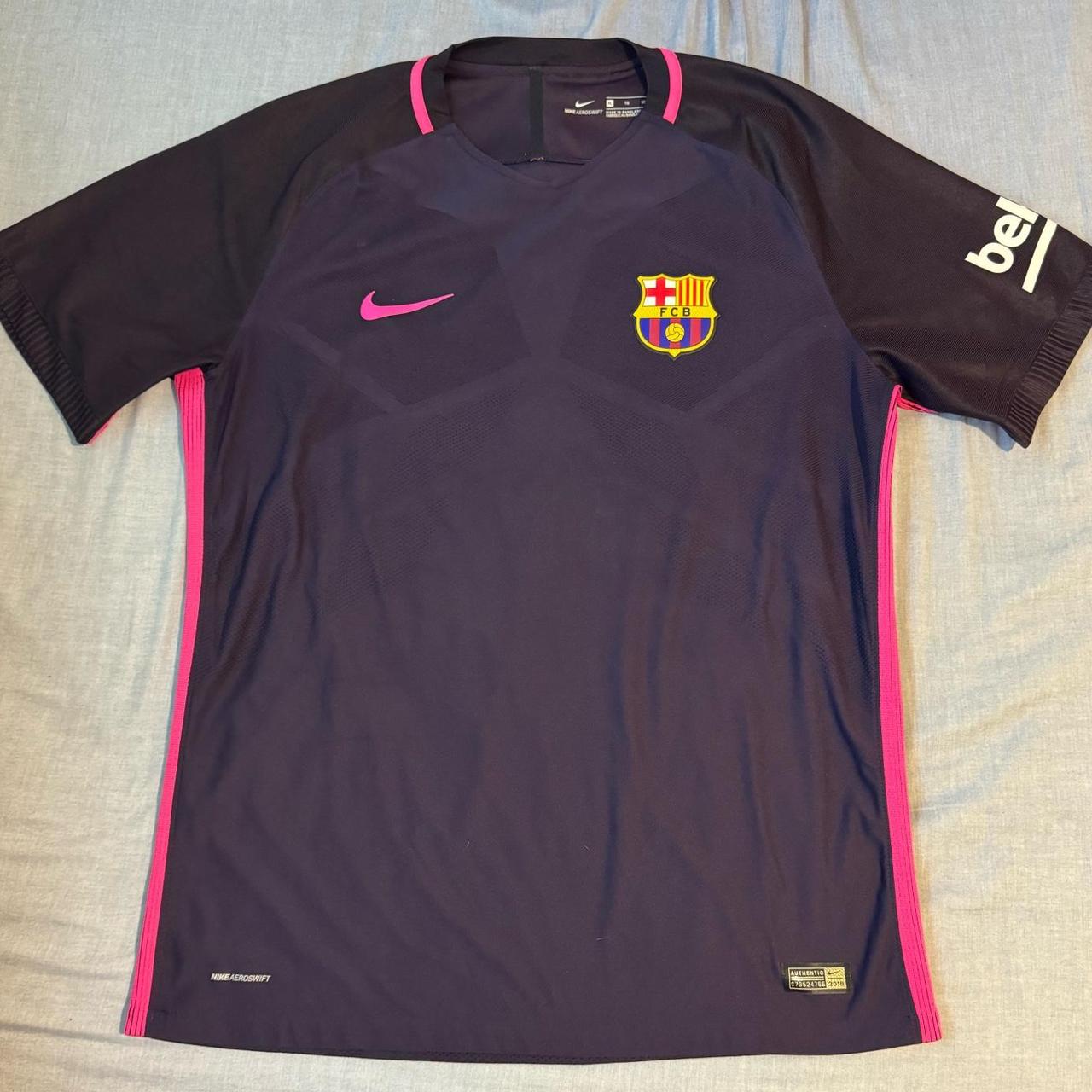 Barcelona 2016 - 2017 Away Aeroswift Jersey no sponsor - Depop