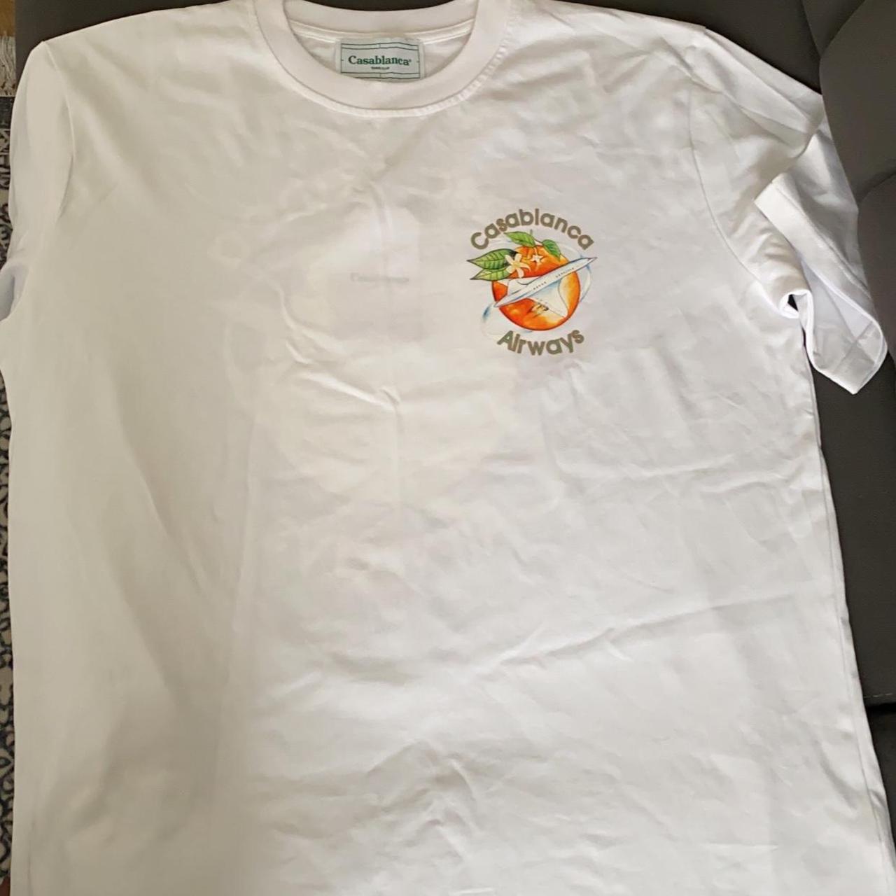 Casablanca Tシャツ Lサイズ ホワイト CASABLANCA (カサブランカ) AW25 Tシャツ TENNIS CLUB ICON