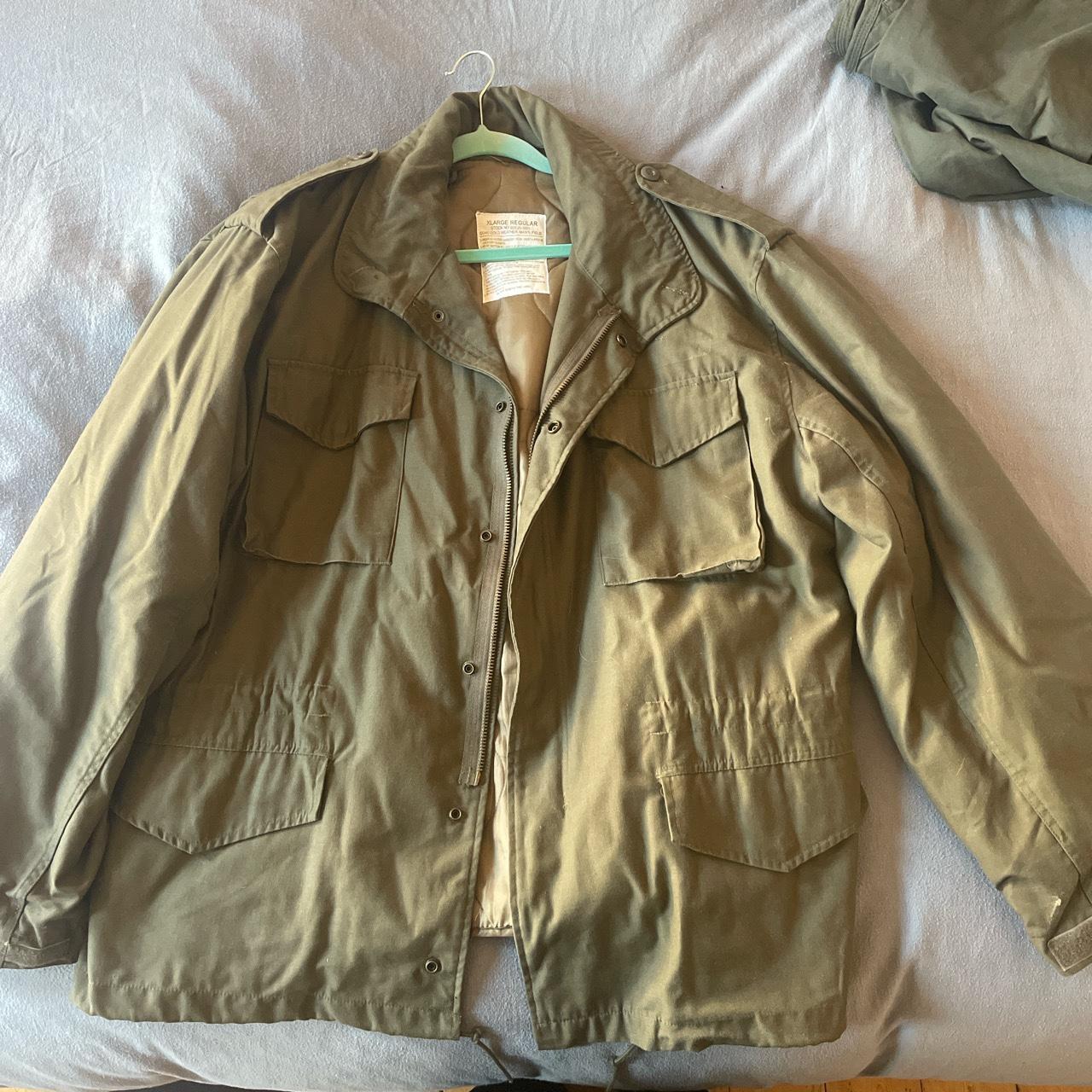 M65 FIELD JACKET MILITARY COAT ARMY MENS COMBAT... - Depop