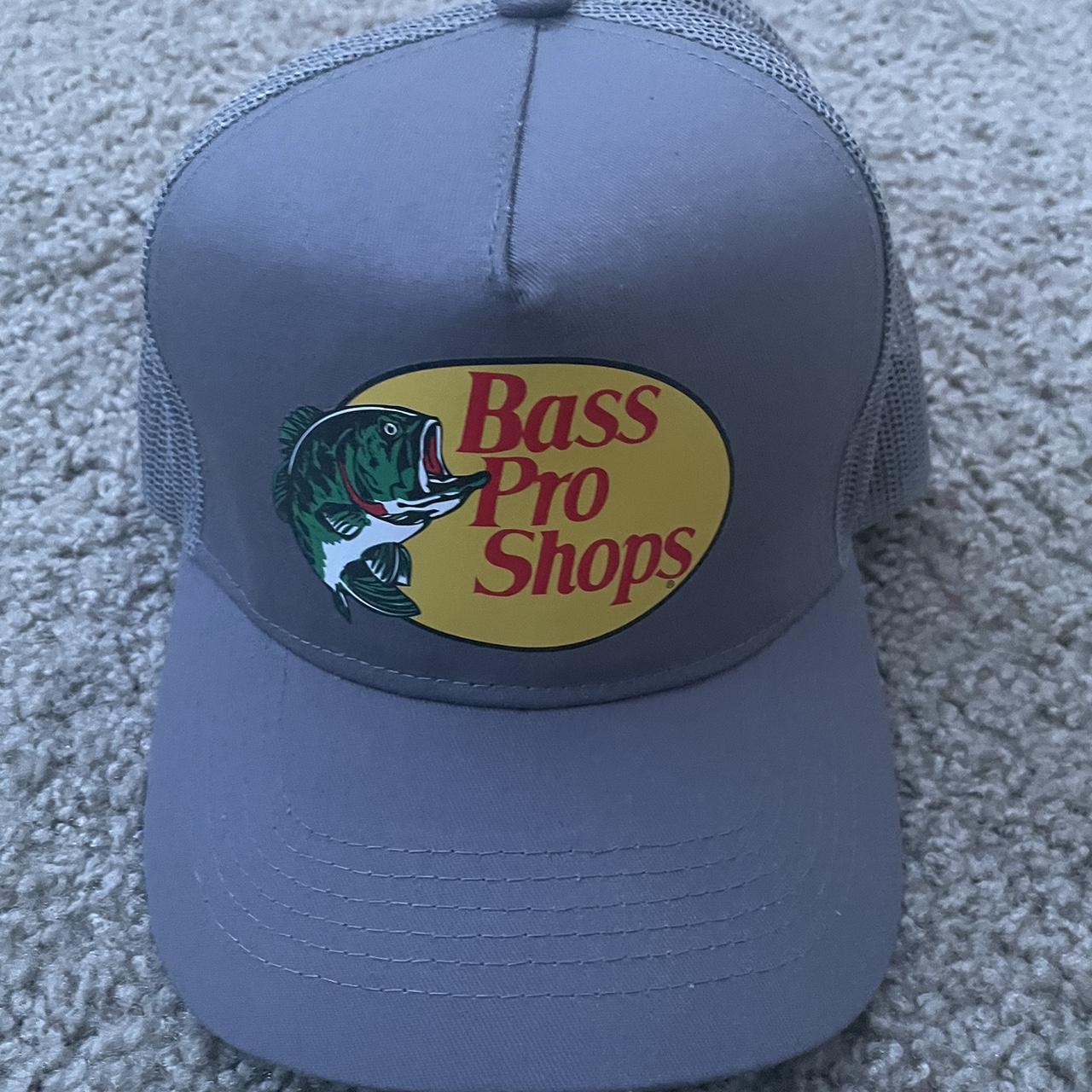 Gray Bass Pro Shops Hat. One Size. Cheaper than... - Depop