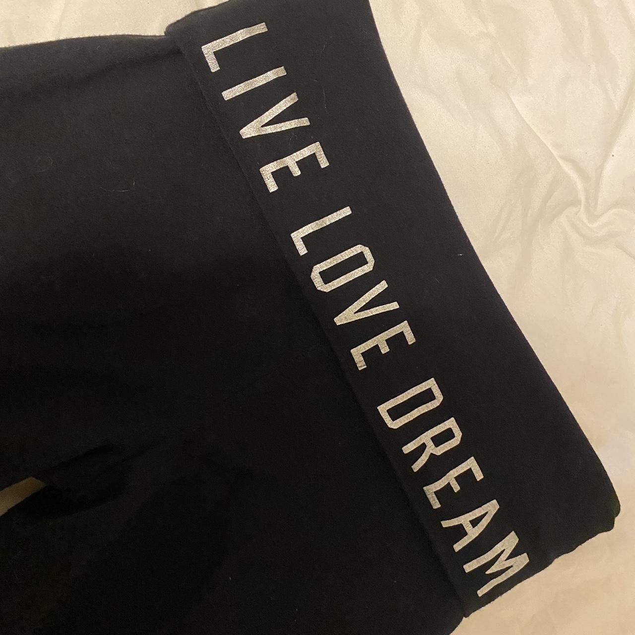 LIVE LOVE DREAM fold over flared leggings size. Depop