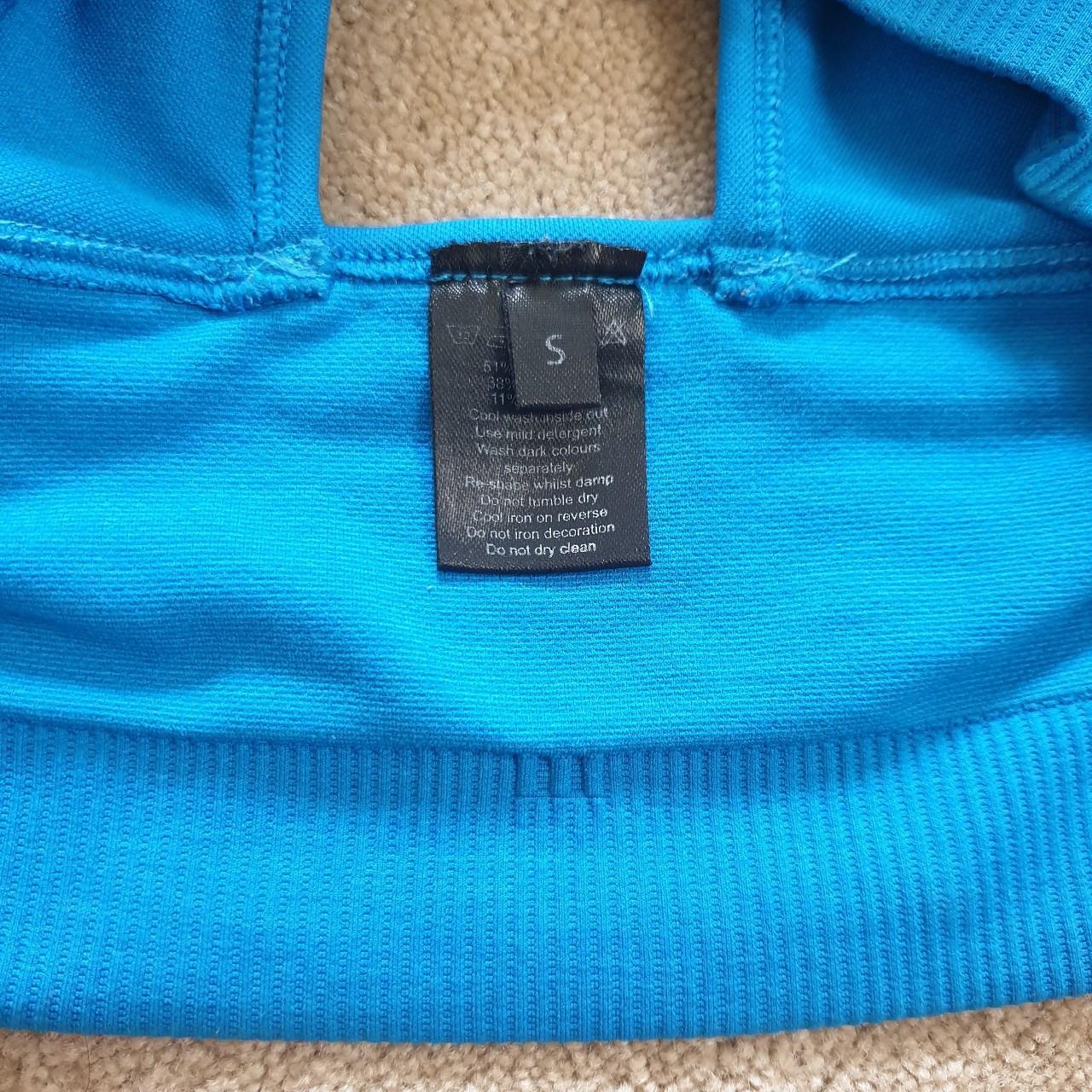 Alphalete Amplify Sports Bra Rapids Blue