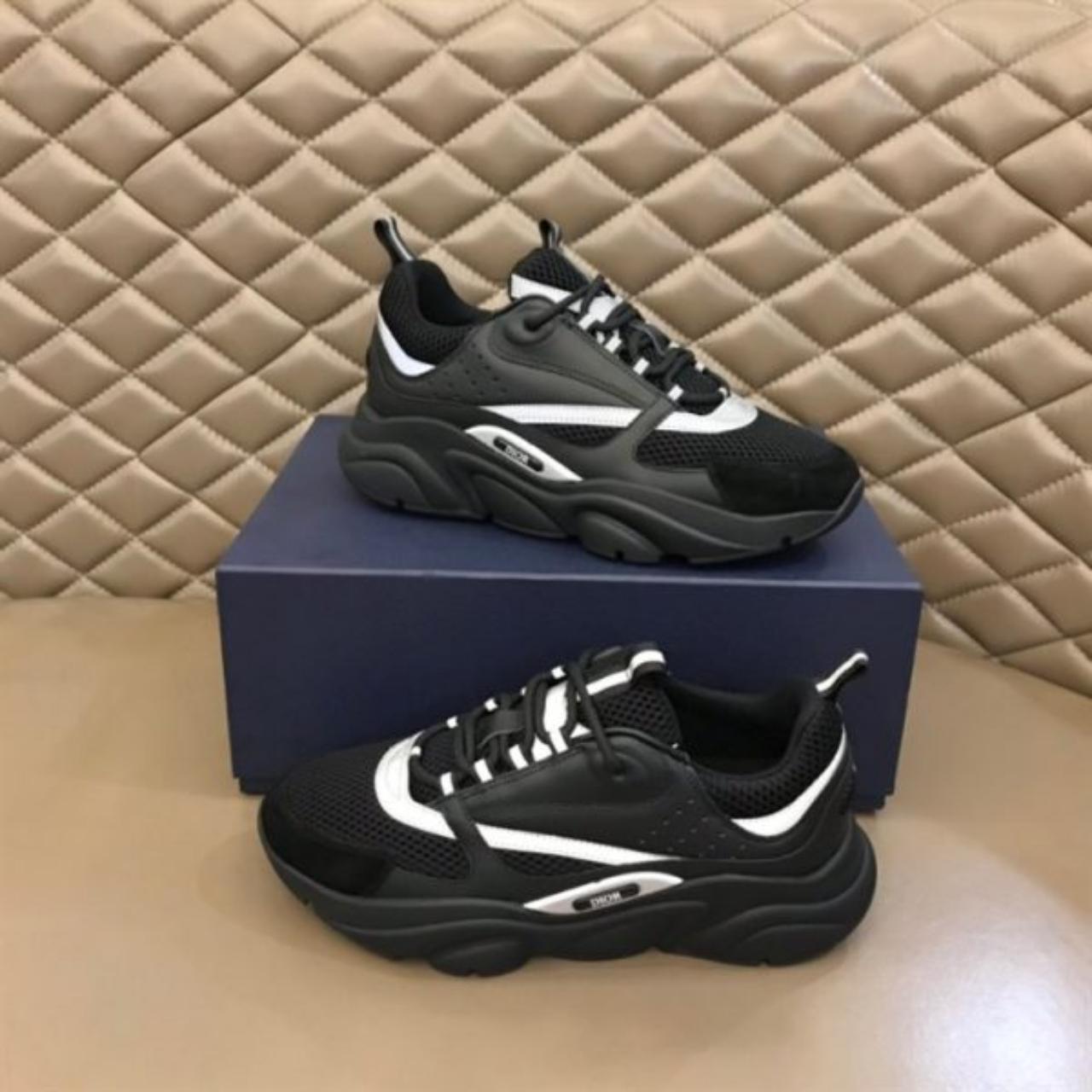 Dior B22 Sneaker Black/Silver Fashion 2023 In 2... - Depop