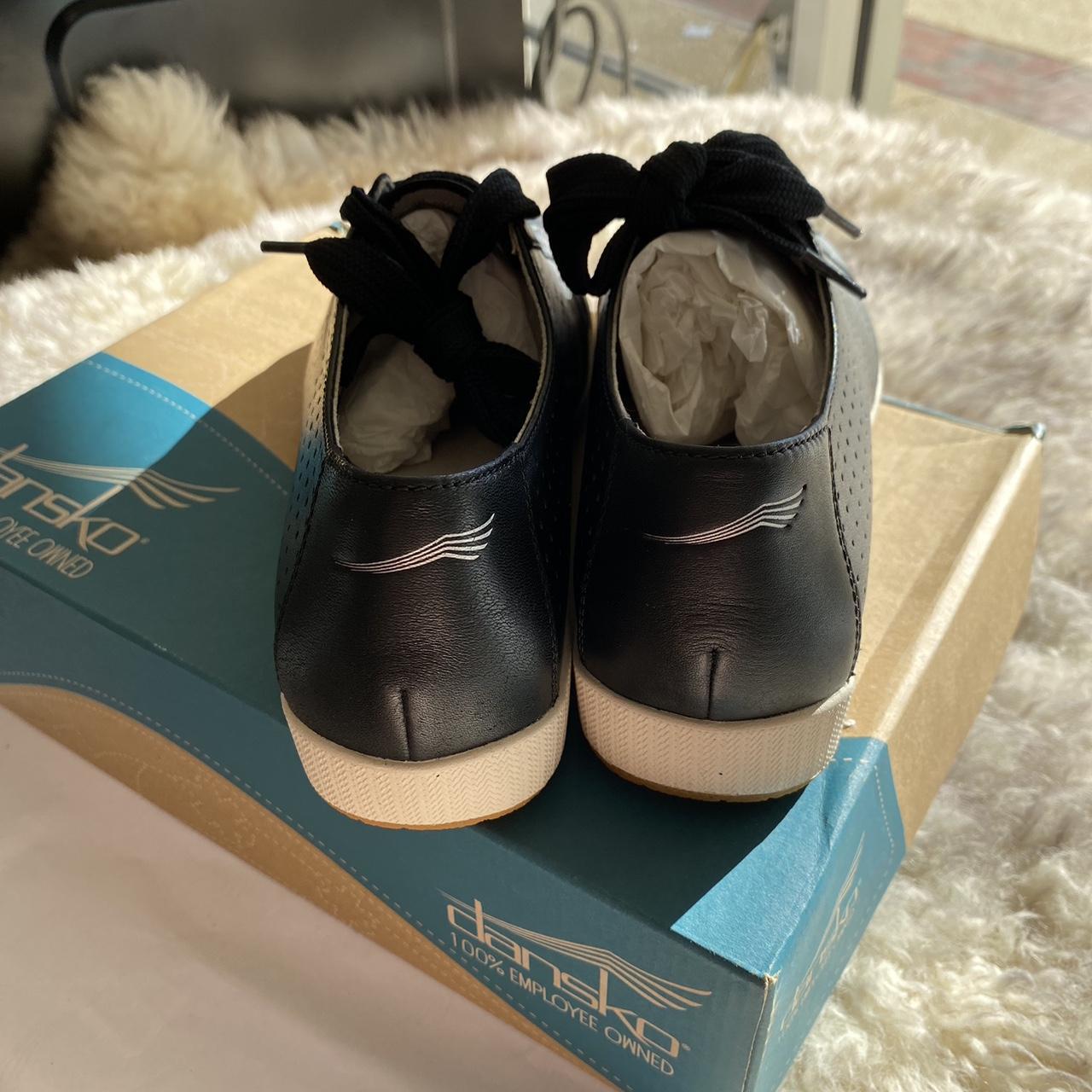 Sneakers DANSKO WOMEN'S ORLI NAPPA BLACK SNEAKER Depop