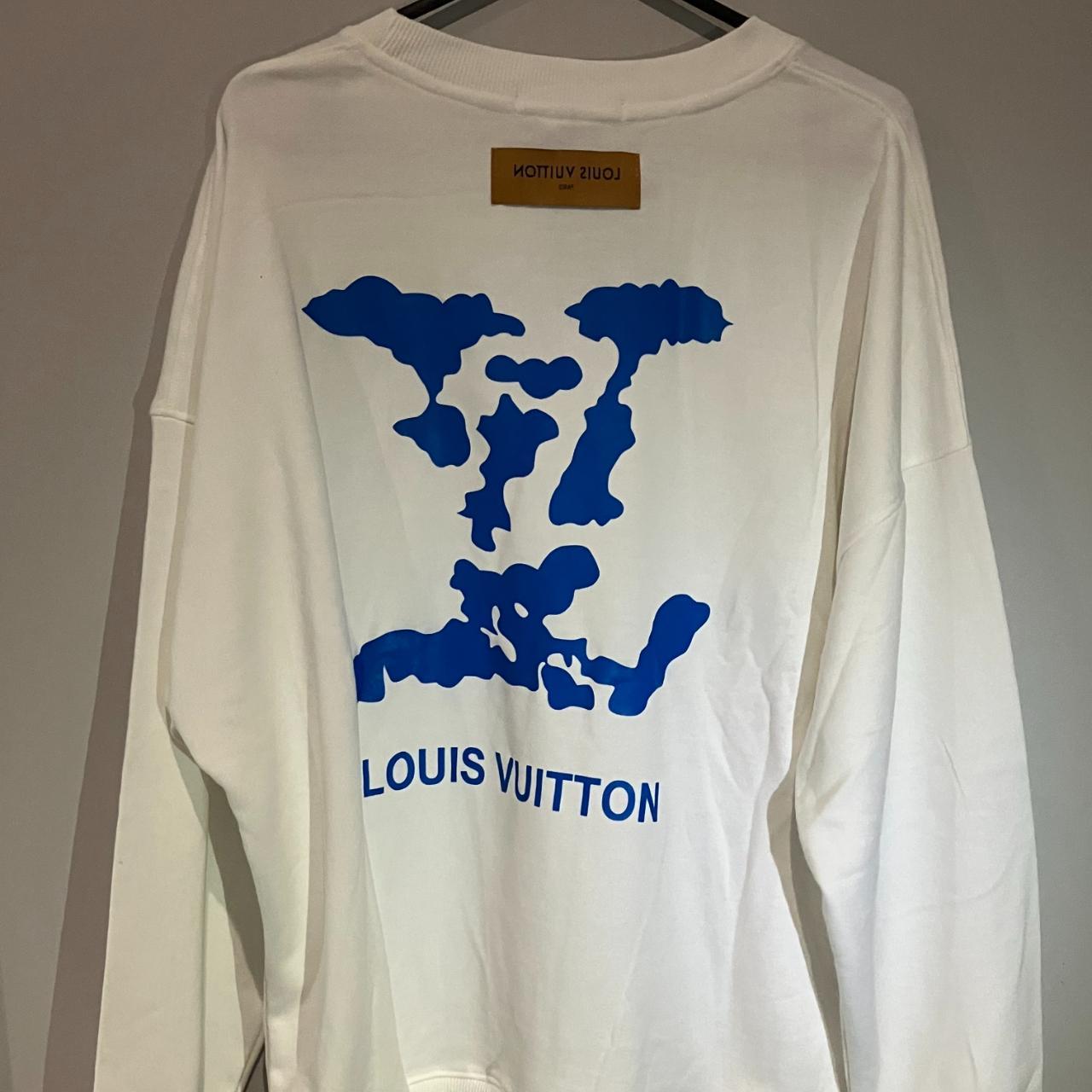 Louis Vuitton Partition Intarsia Crewneck - Depop