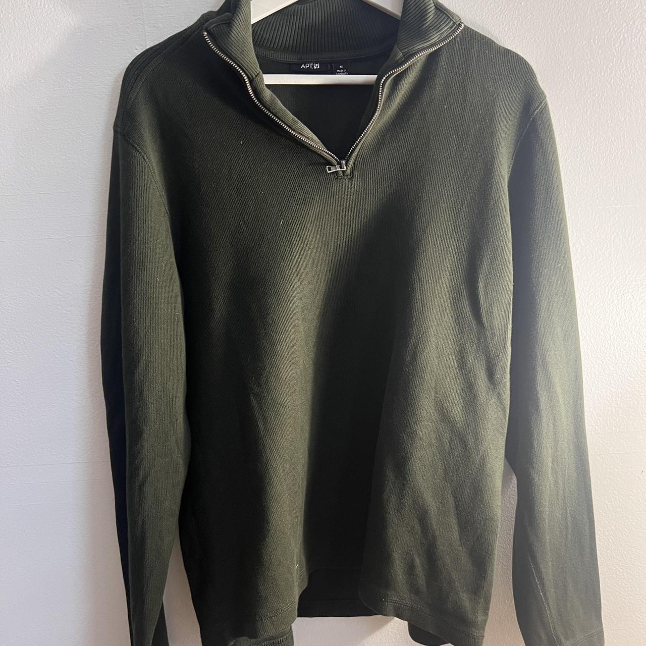 Olive green fleece good quality - Depop