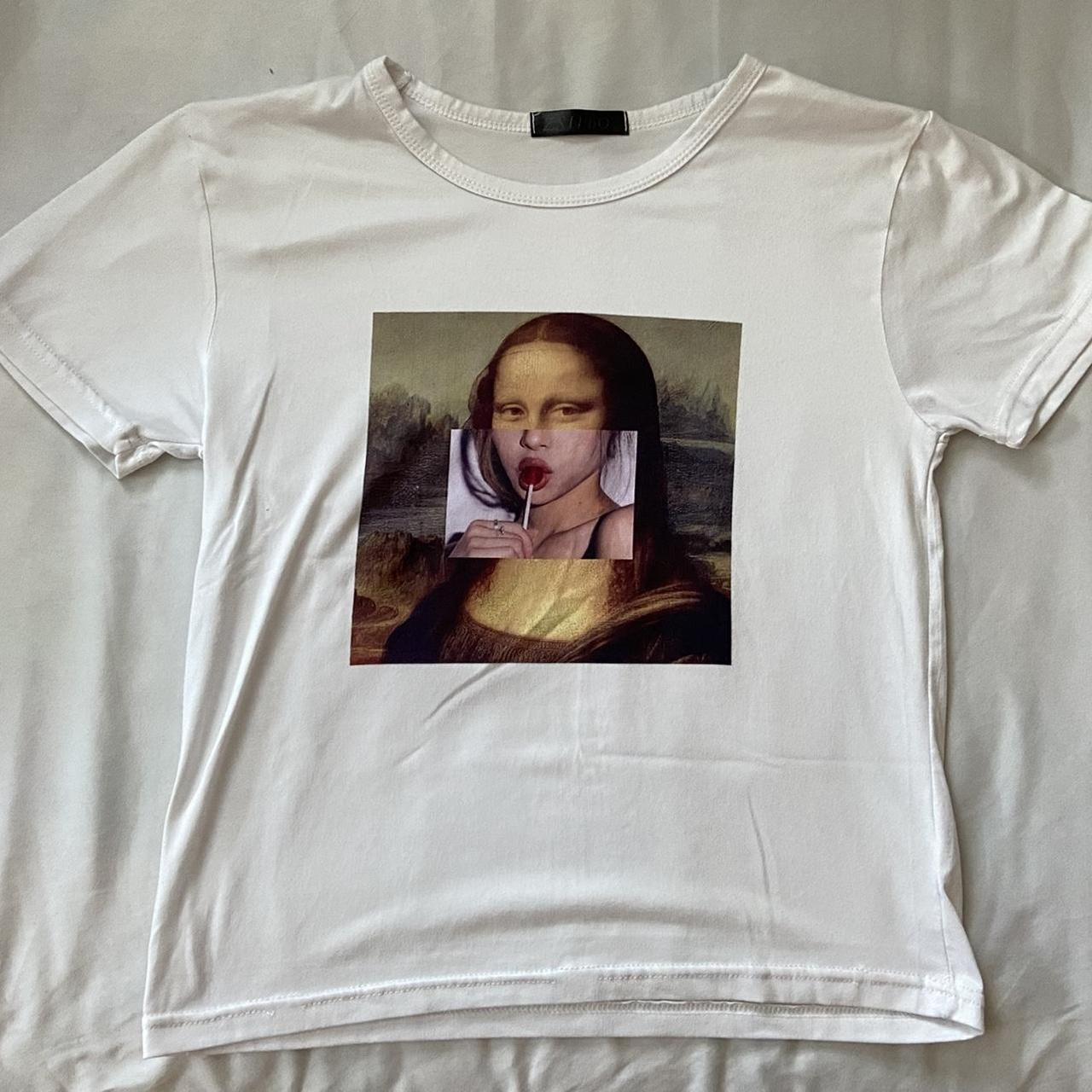 Monalisa Art Shirt. Tshirt That Can Also Be Worn As - Depop