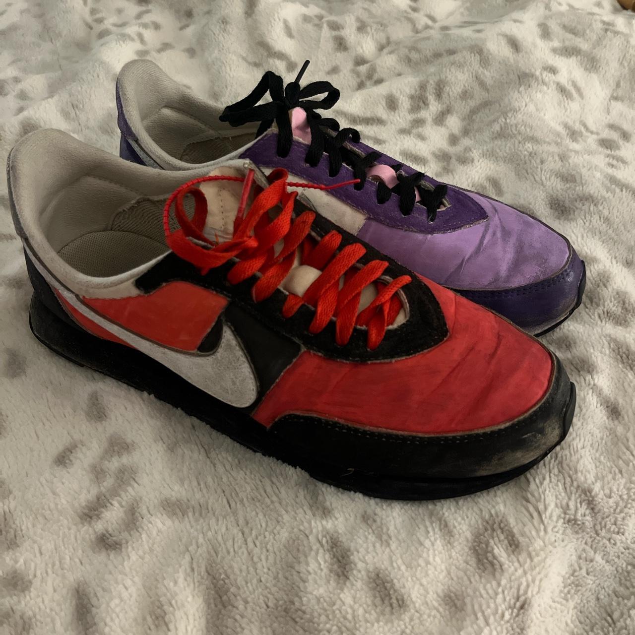 custom Miles Morales X the prowler Nike waffle size... - Depop