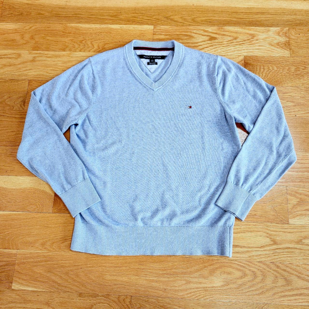 Tommy hilfiger clearance light blue jumper