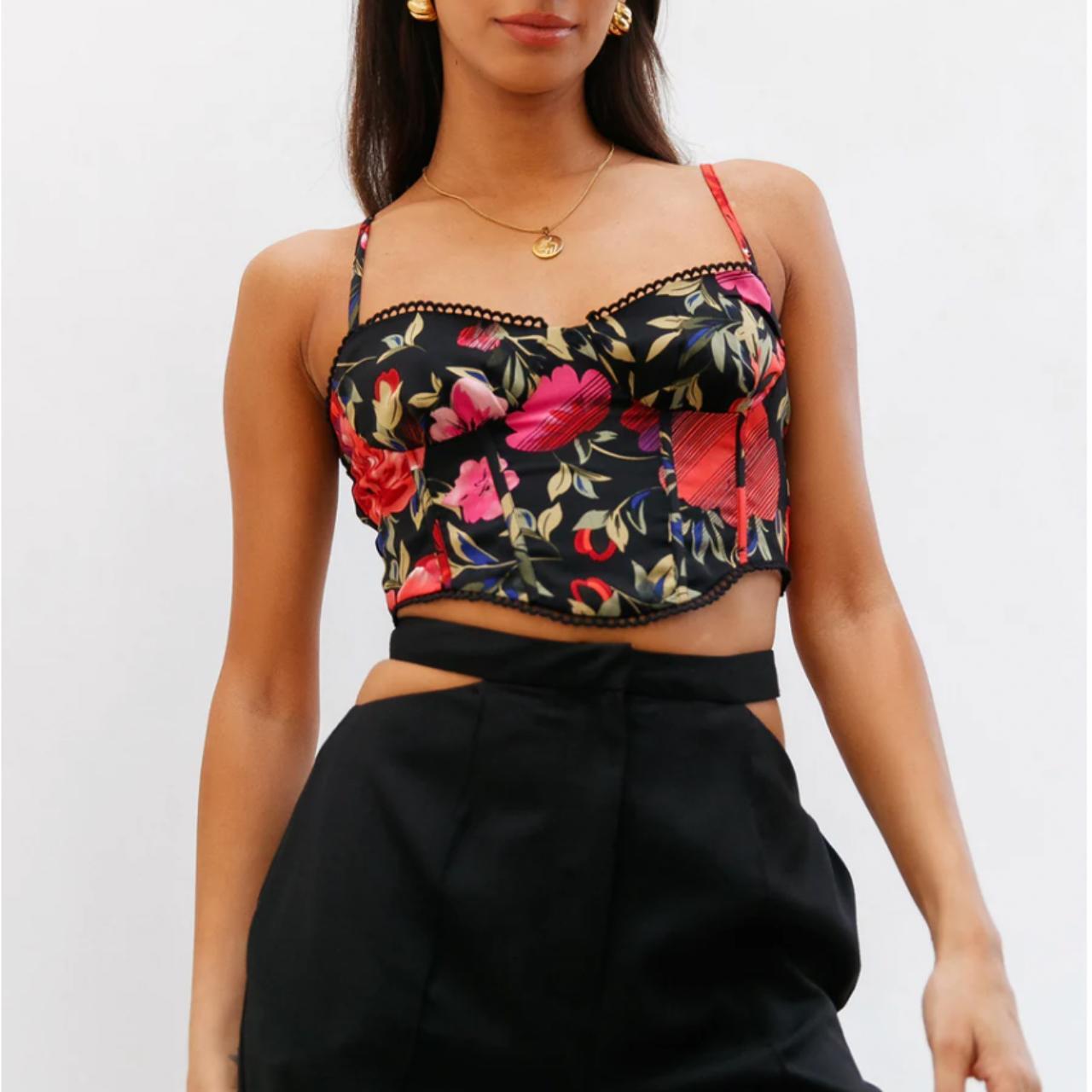 Floral Crop Tops for Women  Cute Crop Tops - Hello Molly AU