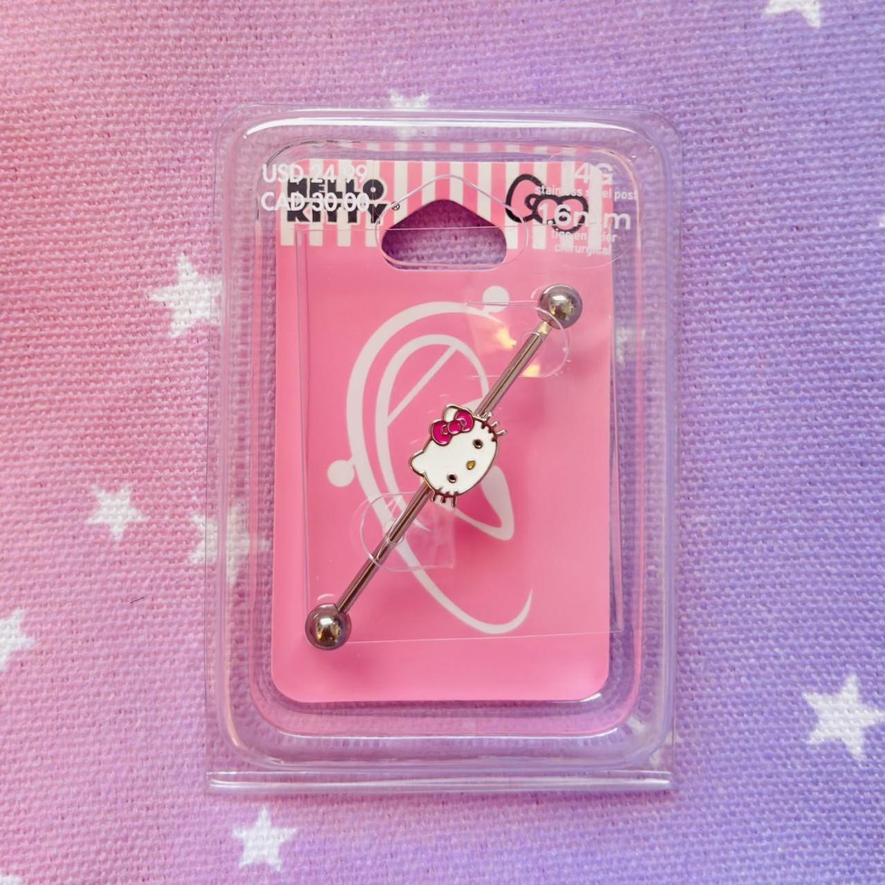 Hello Kitty Industrial Bar Piercing 🌸 Original... Depop