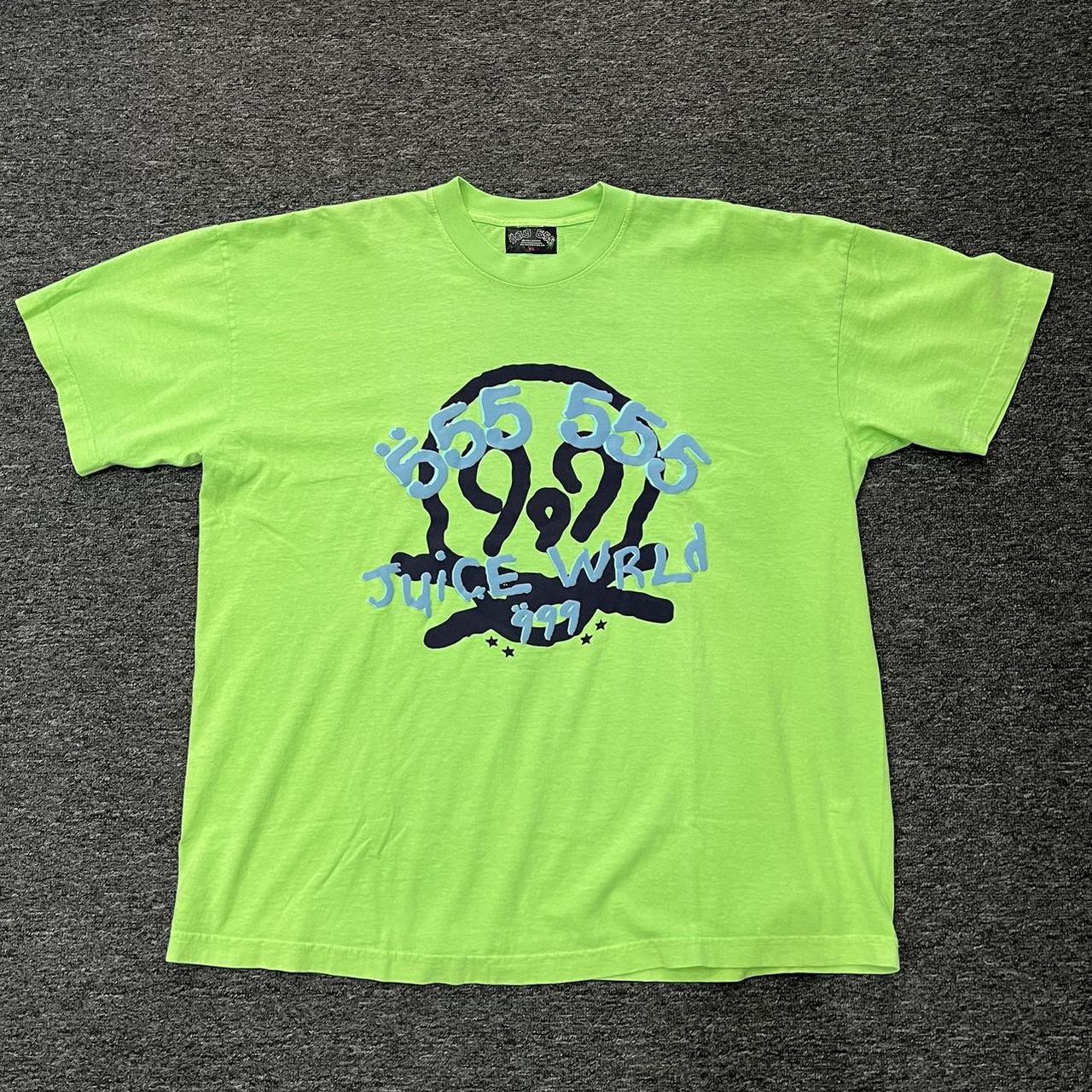 TITLE Sp5der x Juice Wrld 999 Club T-Shirt SIZE:... - Depop