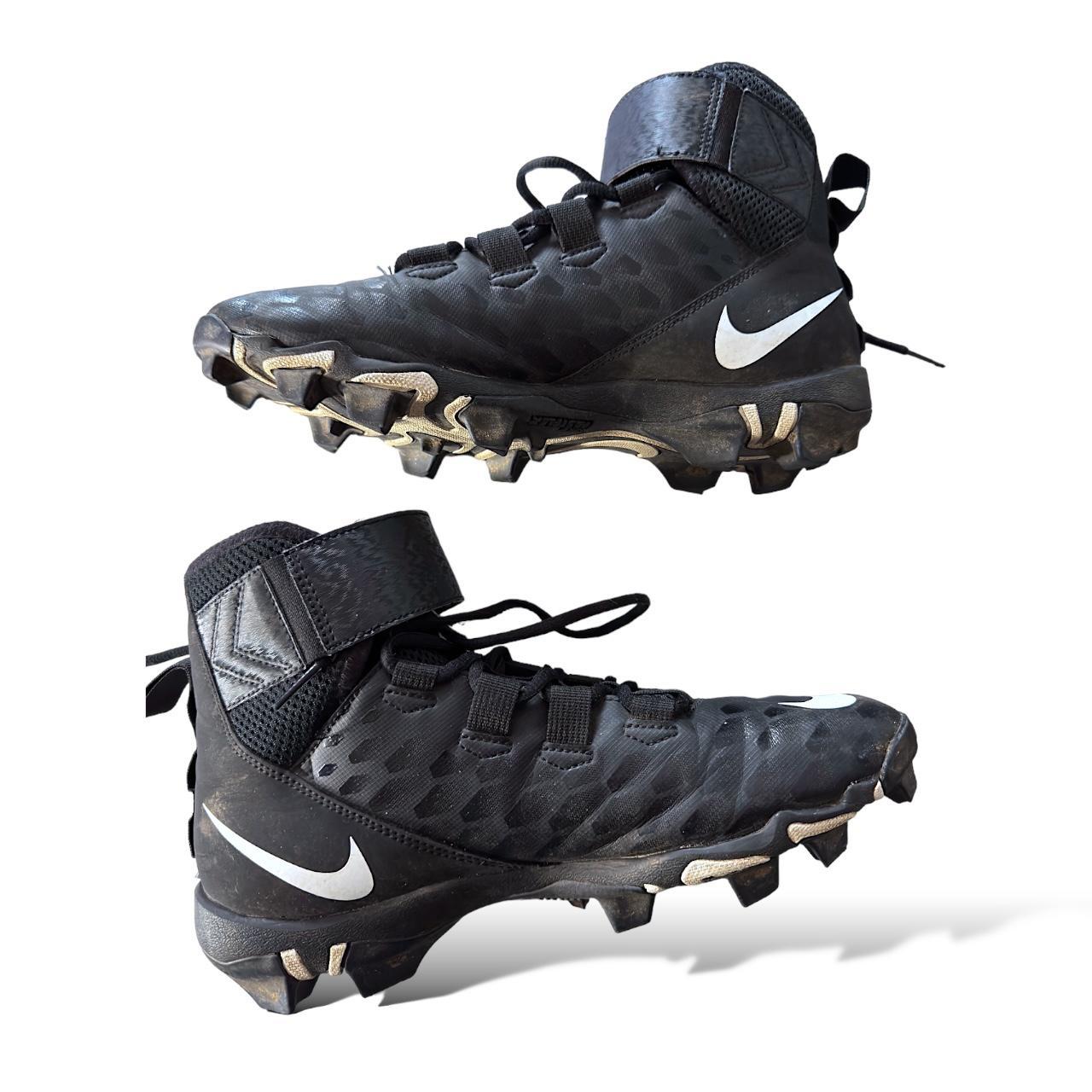 Nike Force Savage Shark store 2 Black Cleats BV0151-001, Men's Size 10 Wide