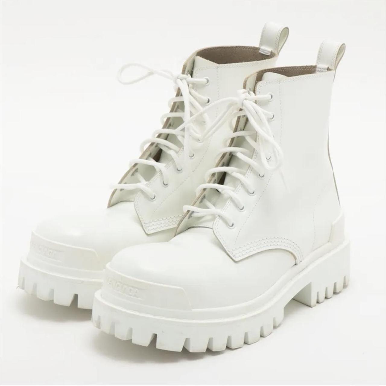 Authentic 100% Balenciaga white women ankle | Depop