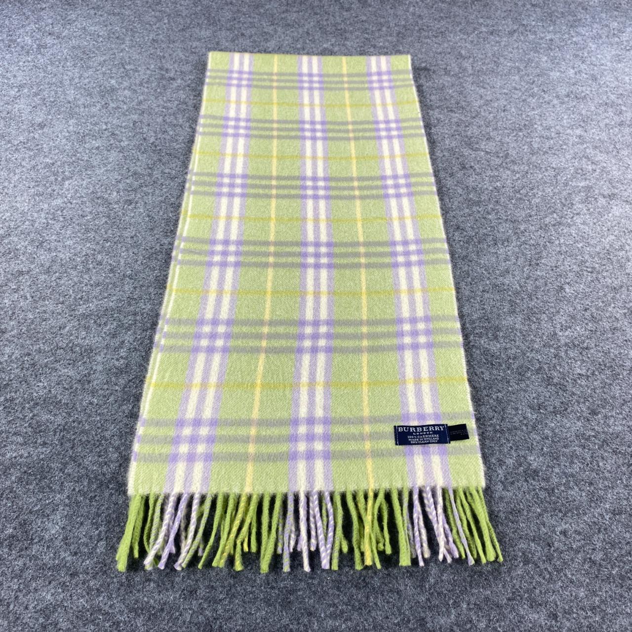 マフラー・ストール Burberry FW25 Embroidered cashmere scarf (8099690 C1427) バーバリー BURBERRY マフラー CHILDREN LOGO VINTAGE CHECK