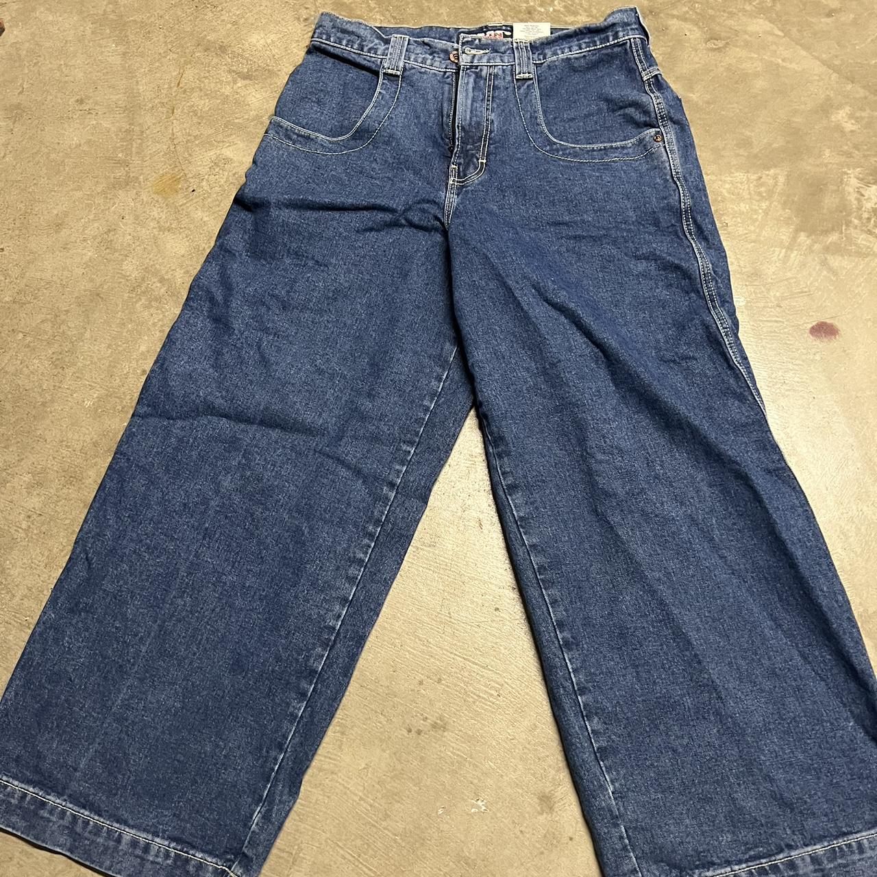 JNCO jeans 34/30 26” bottoms never worn - Depop