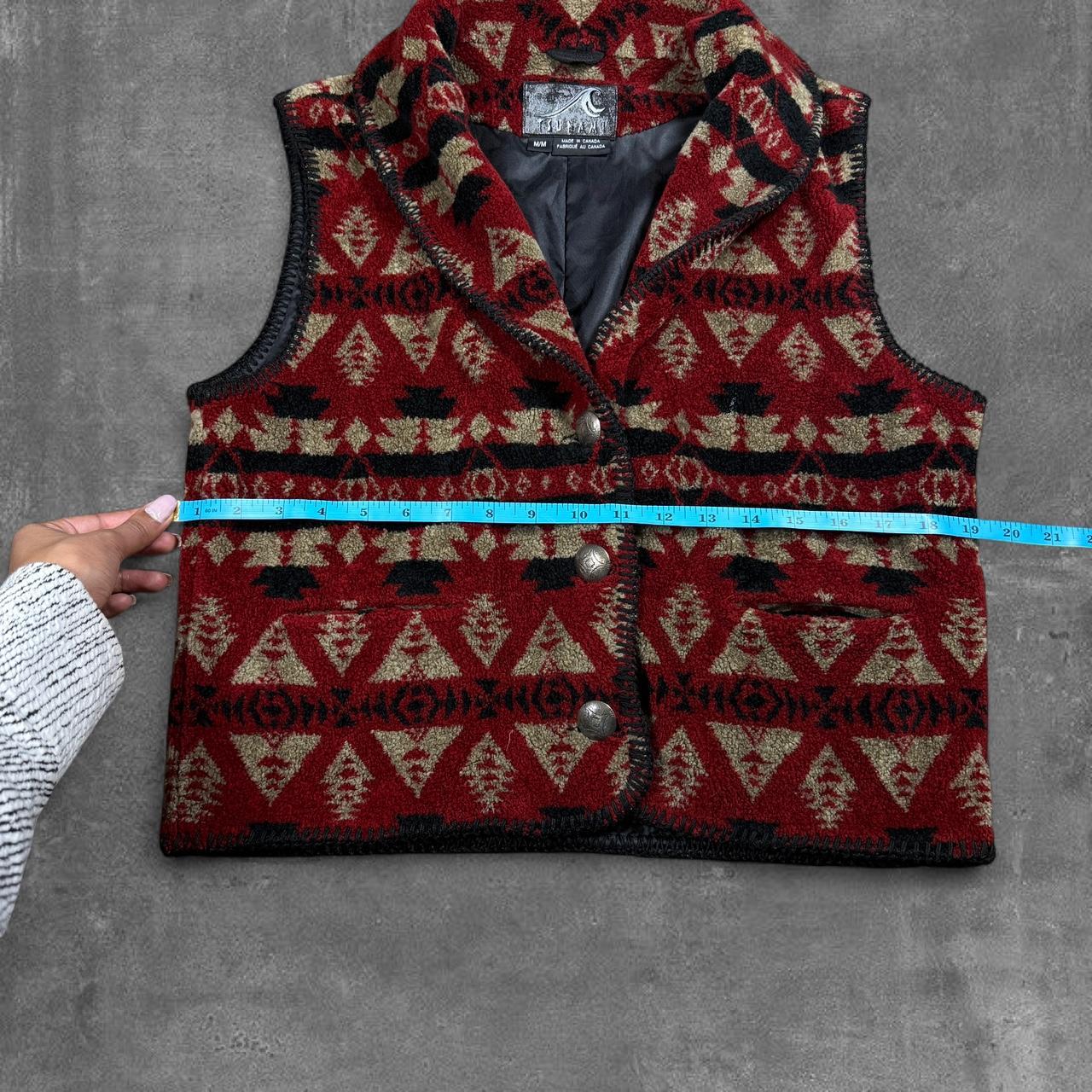 Pendleton Women's Vest - Red/Multi - M – Pendleto… - image 2