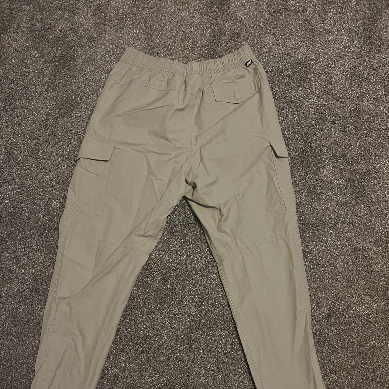 Tan Nike Cargo Pants - Depop