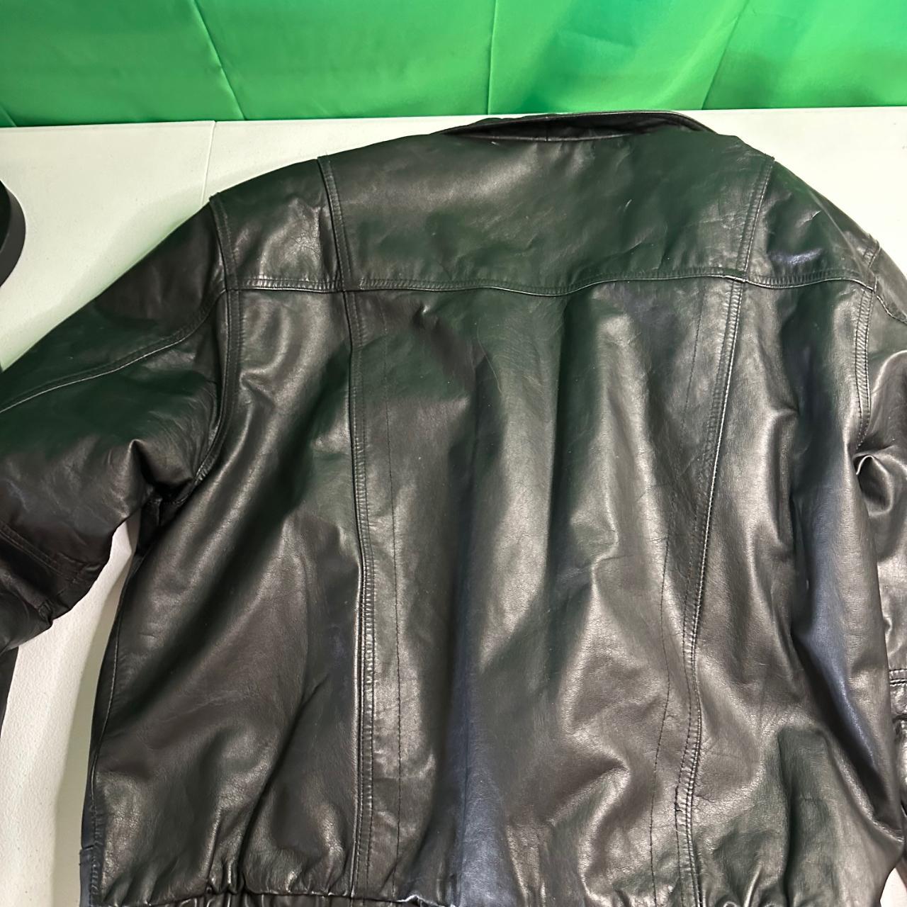 Hill and Archer Leather Jacket XXL 44/116 - Depop
