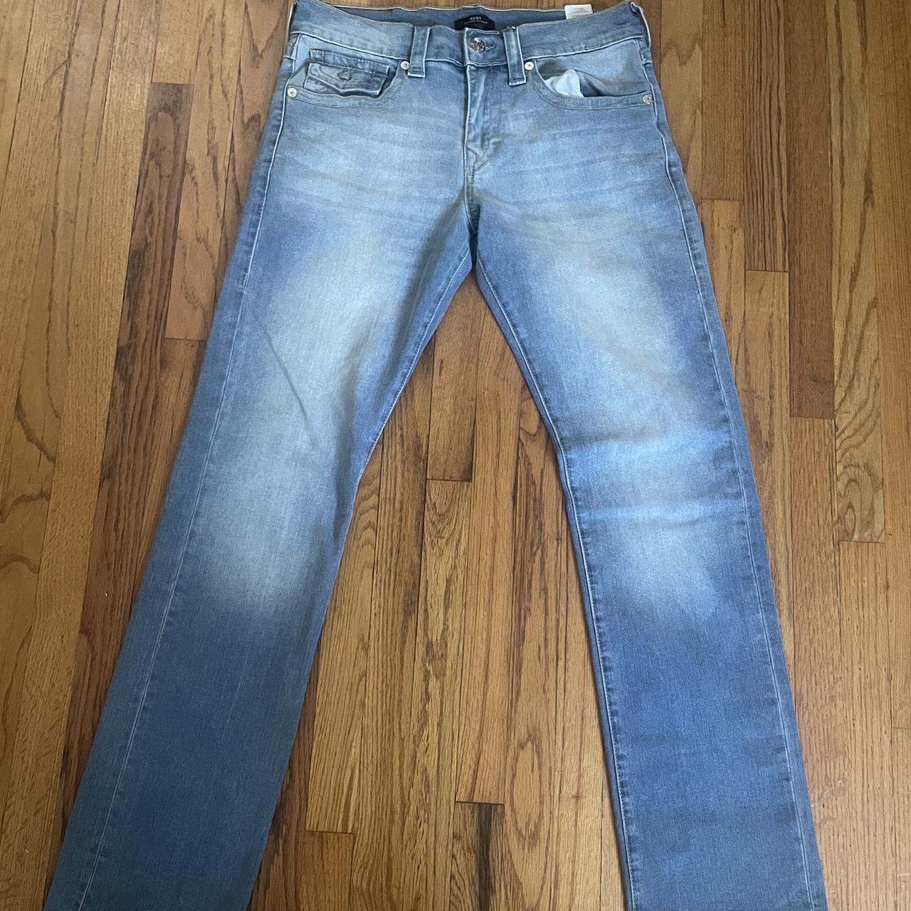 true religion relaxed straight jeans no... - Depop