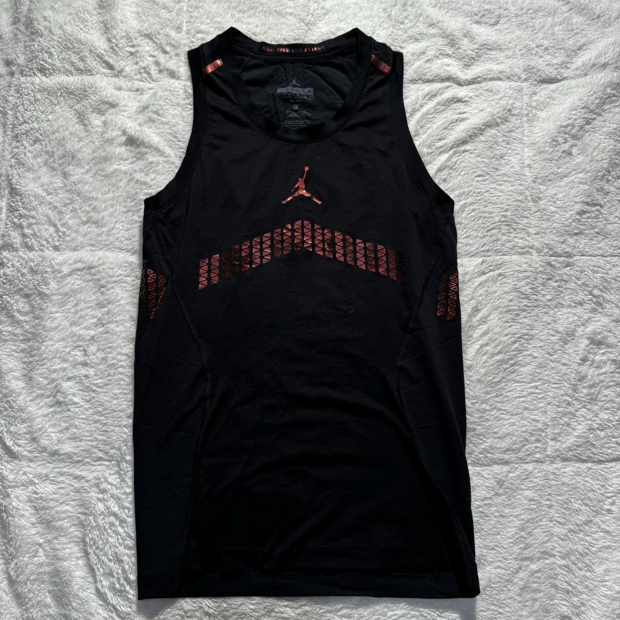 Nike Air Jordan Training Dri-Fit Compression Tank... - Depop