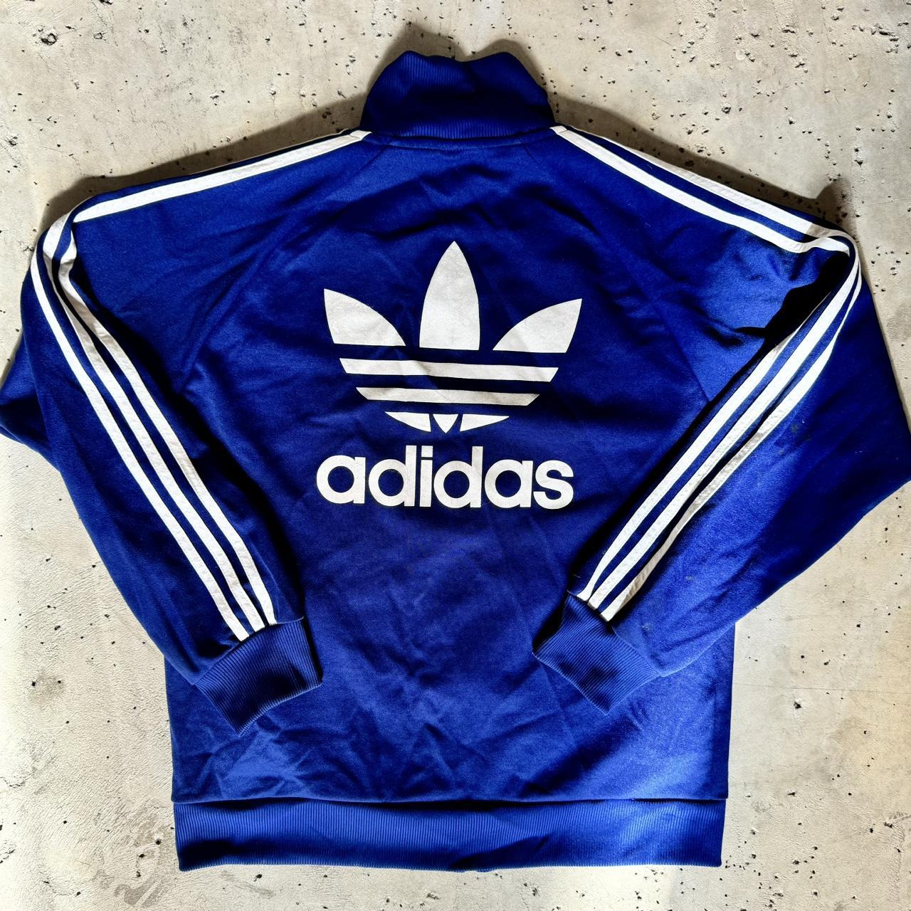 Vintage Adidas trefoil Track Suit Zip up Sweatshirt... - Depop