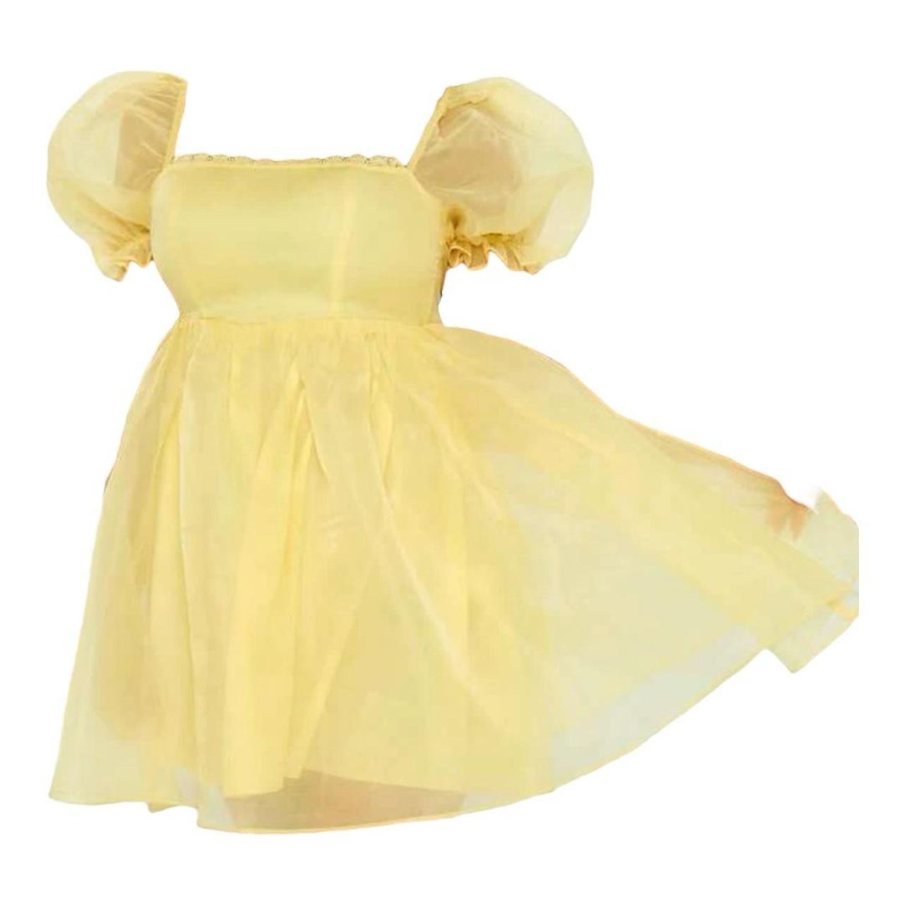 Princess Belle Halloween Costume Yellow... Depop