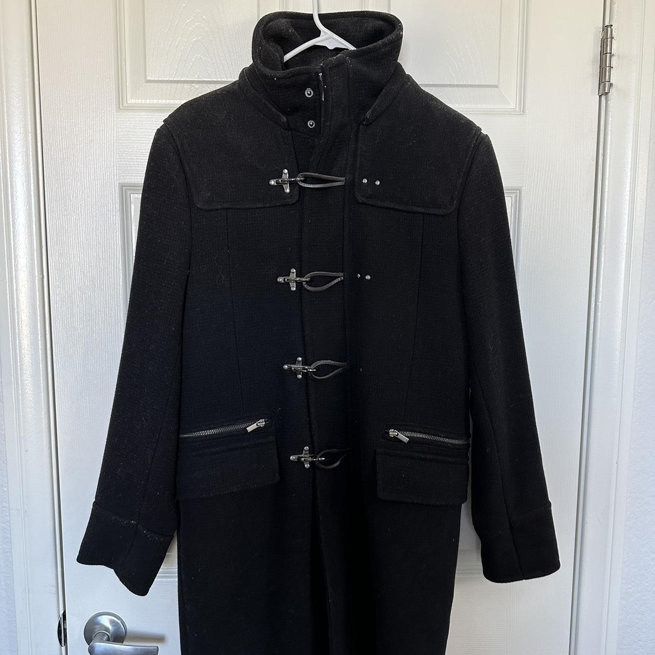 Zara Black Long Coat - Depop