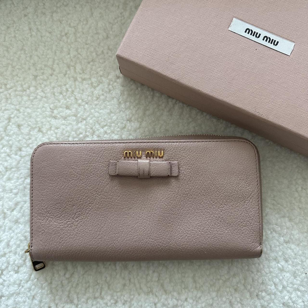 Miu Miu Women's Wallets - Pink/Tan – Miu Miu blus… - image 2