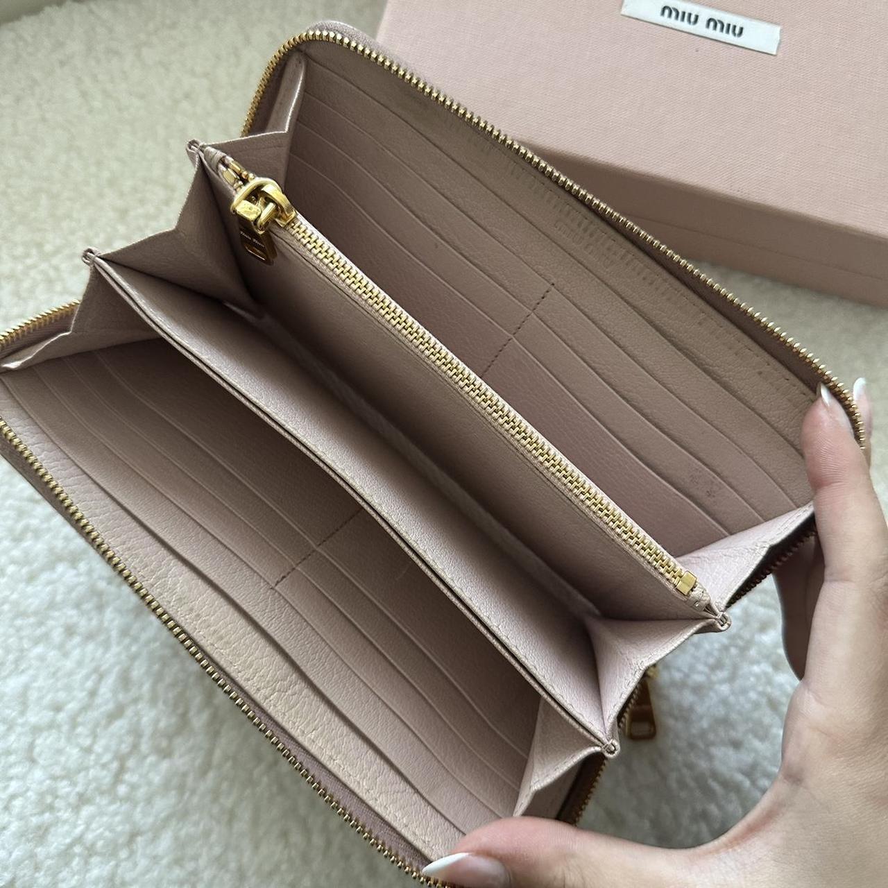 Miu Miu Women's Wallets - Pink/Tan – Miu Miu blus… - image 4