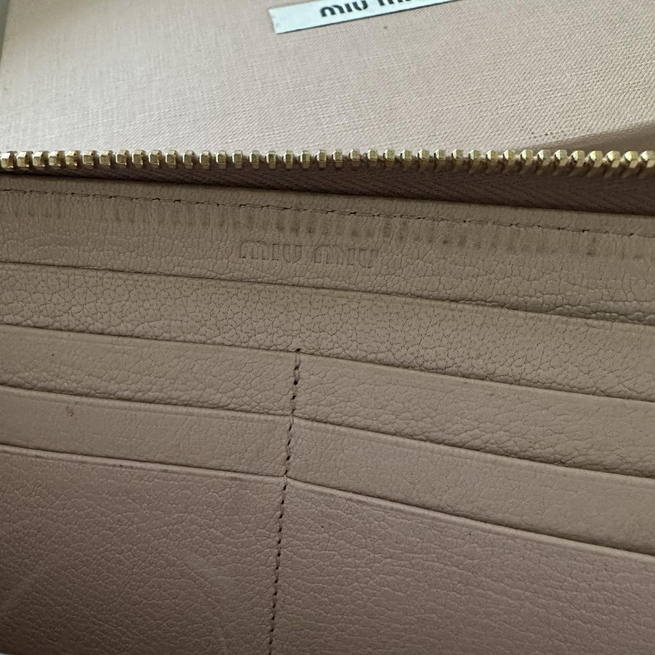 Miu Miu Women's Wallets - Pink/Tan – Miu Miu blus… - image 5