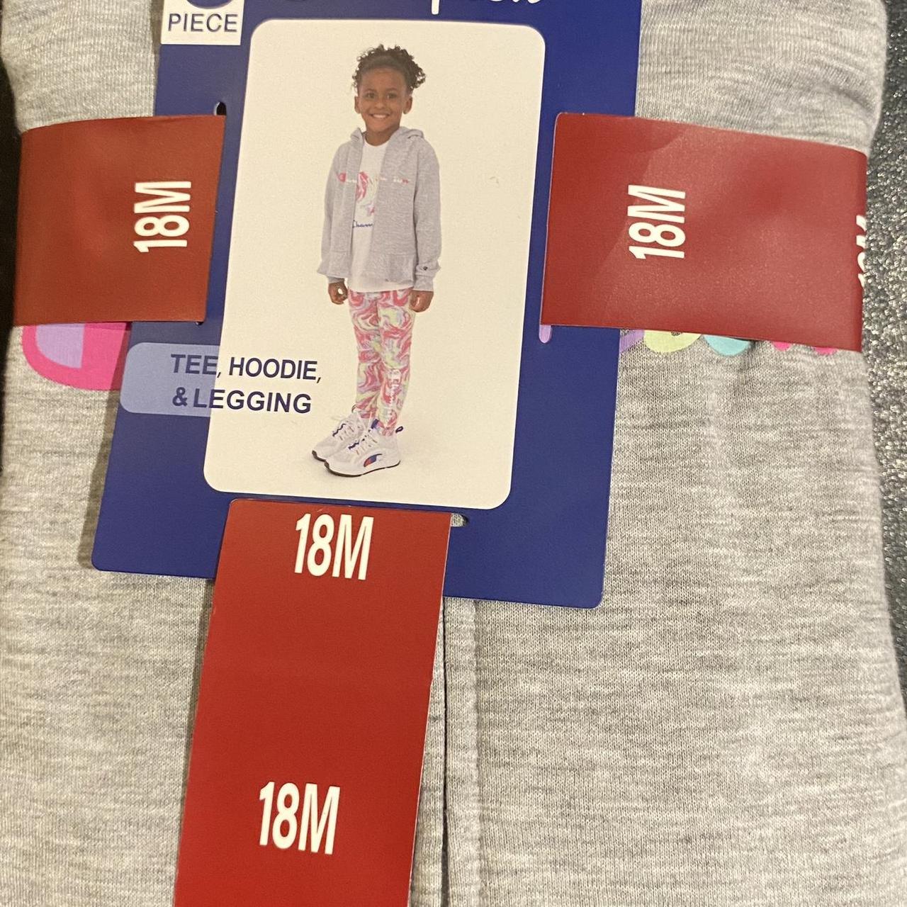 Champion Girl's Heavyweight 3Piece Tee Hoodie & - Depop