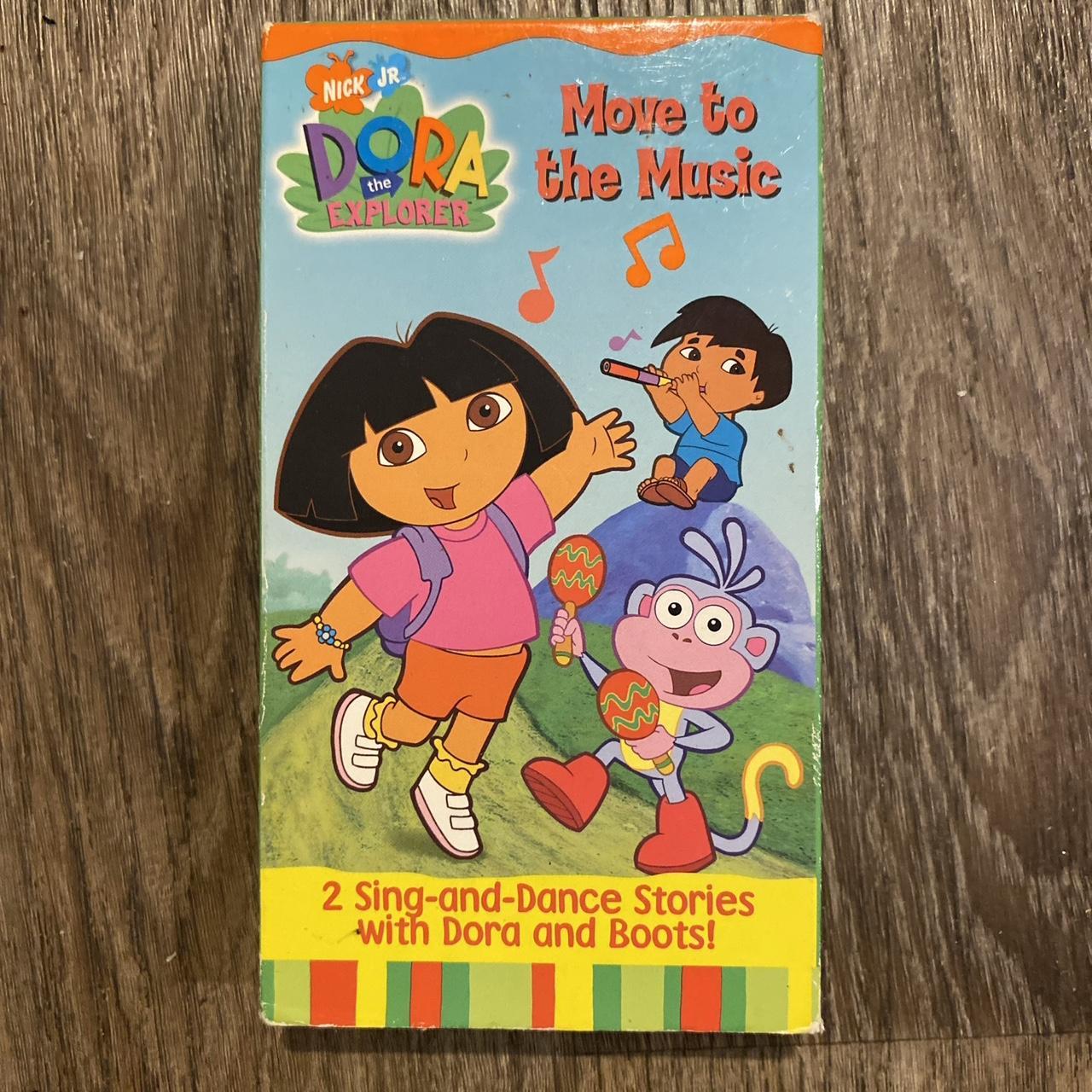 Vtg Dora the Explorer Move to the Music Nick Jr... - Depop