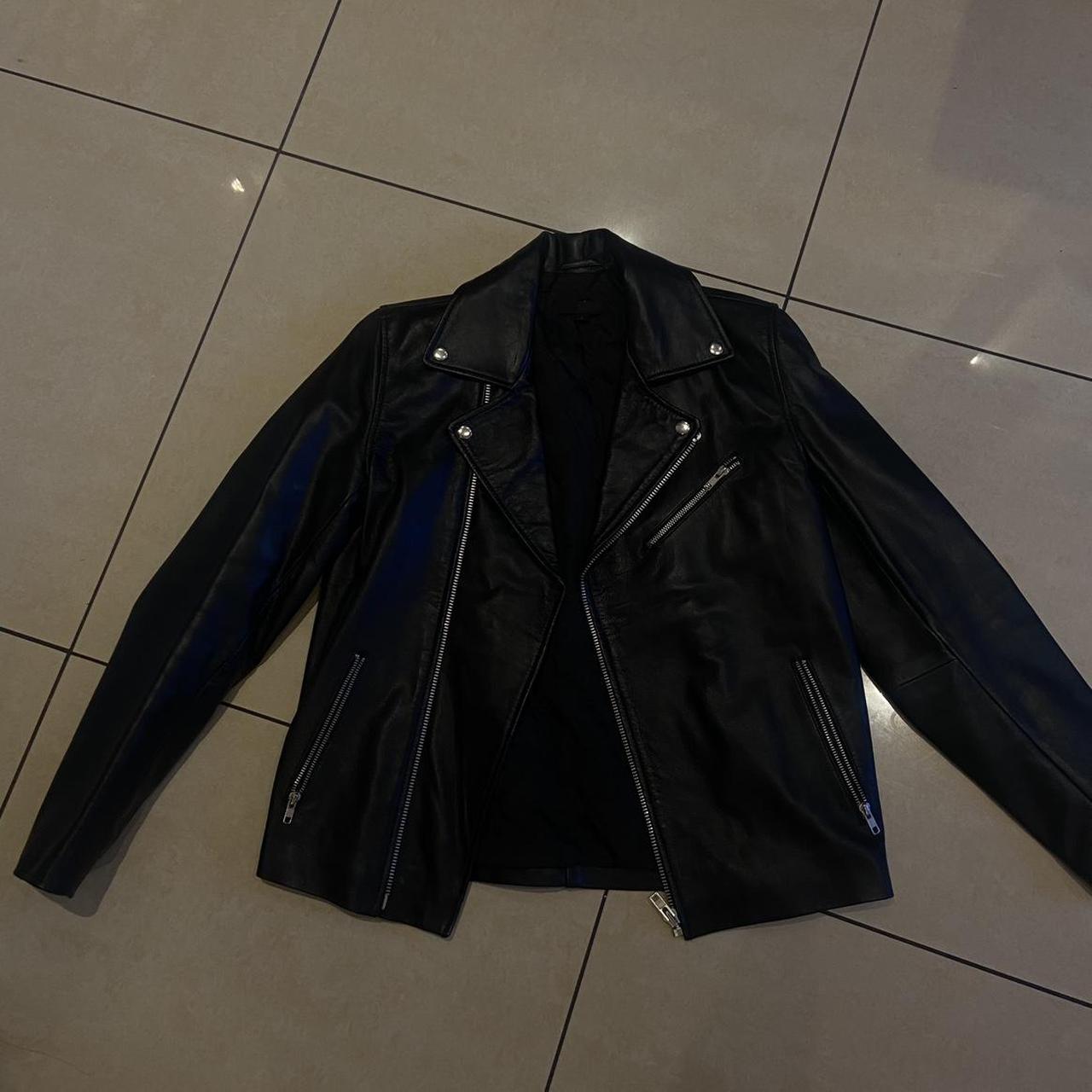 100% leather jacket Brand new without tags Asos... - Depop