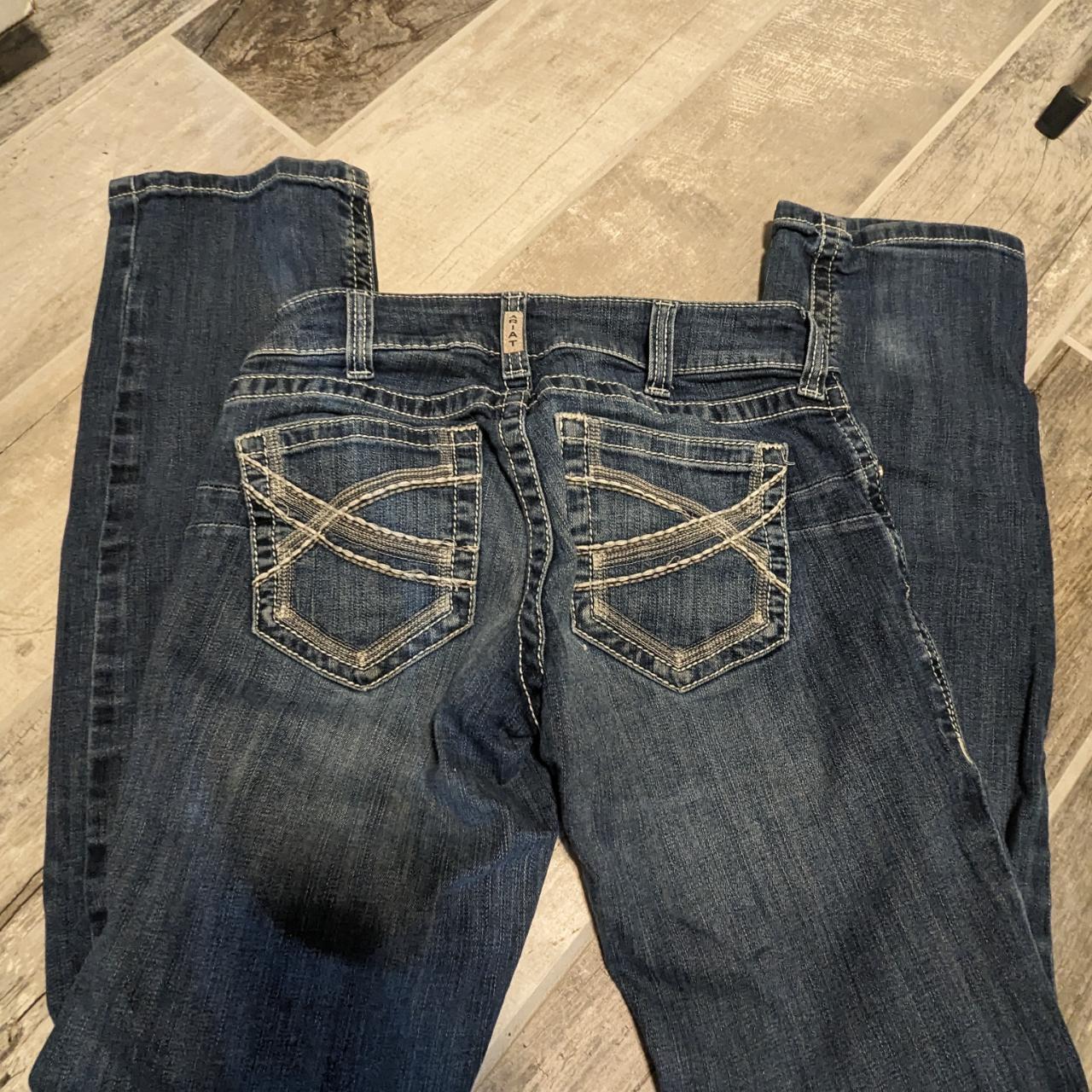 Womens size 27 (4) ariat jeans, bootcut in great... - Depop