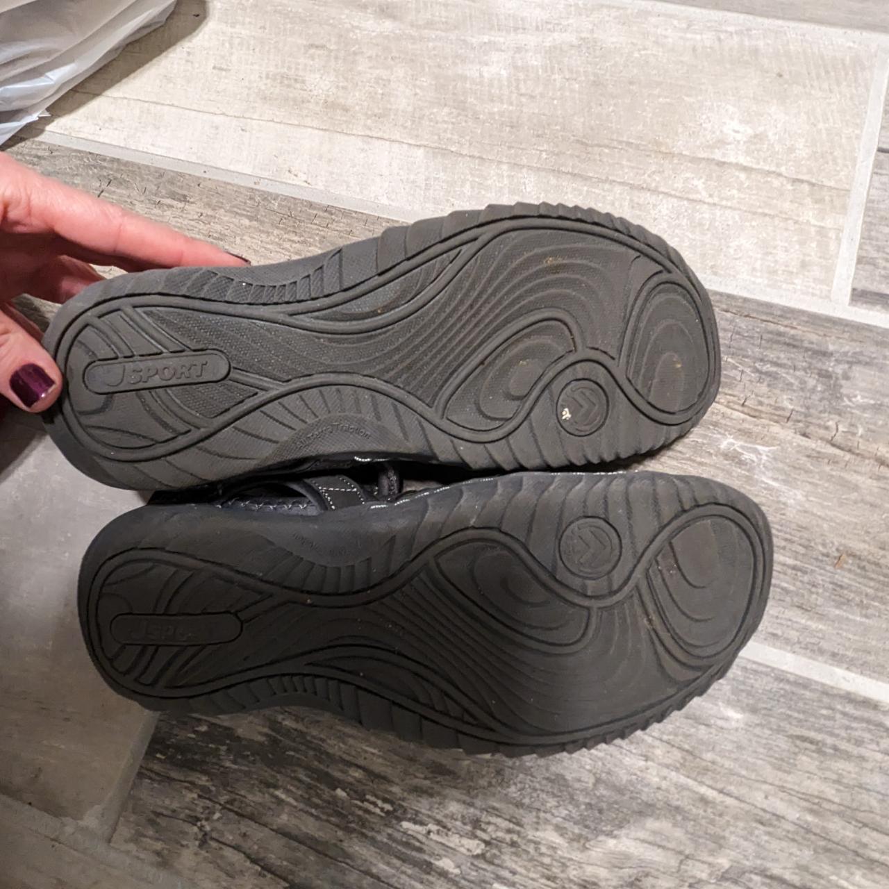 Charcoal gray sports by jambu sandals womens size... - Depop