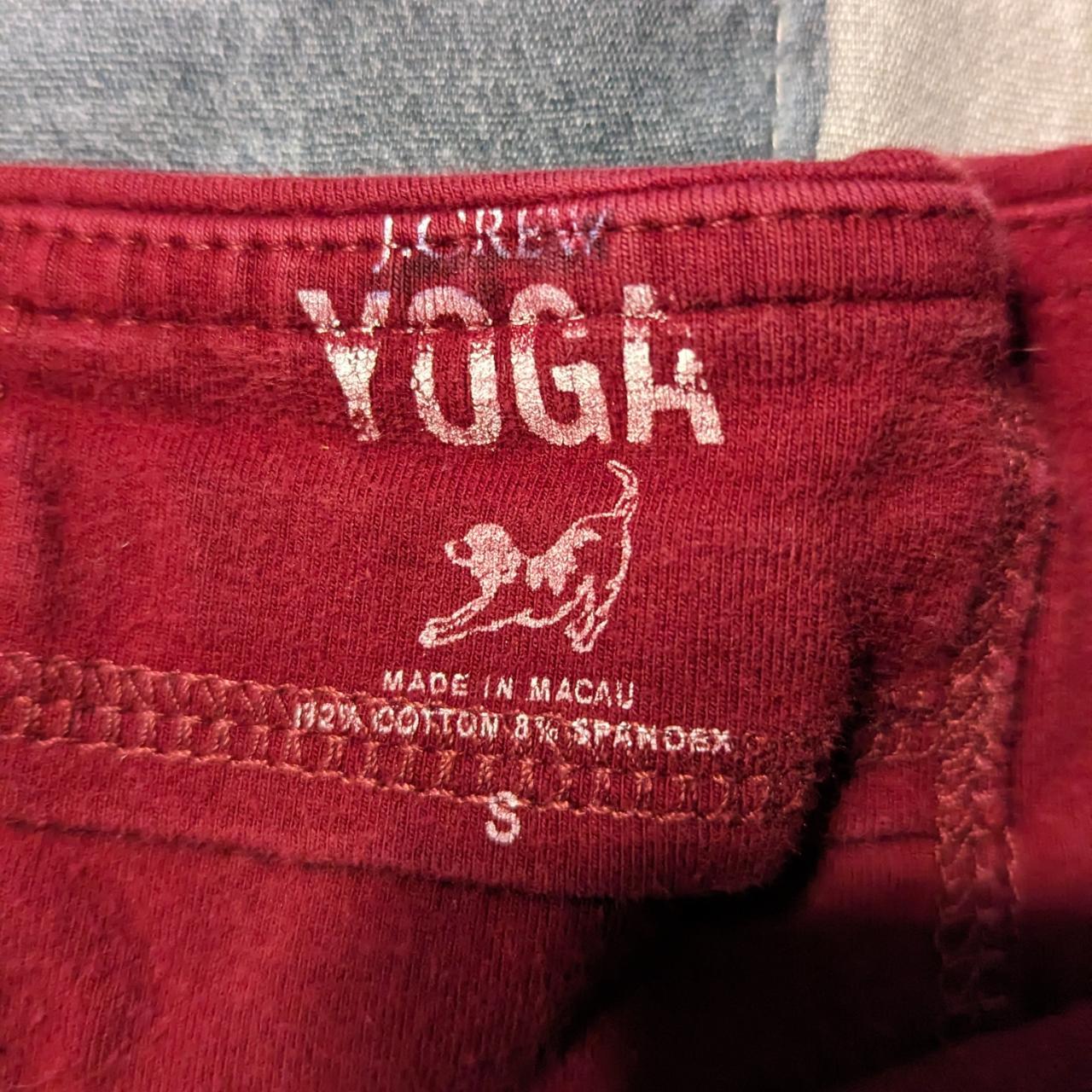 J.Crew Yoga pants, dark red color, size small, flare... Depop