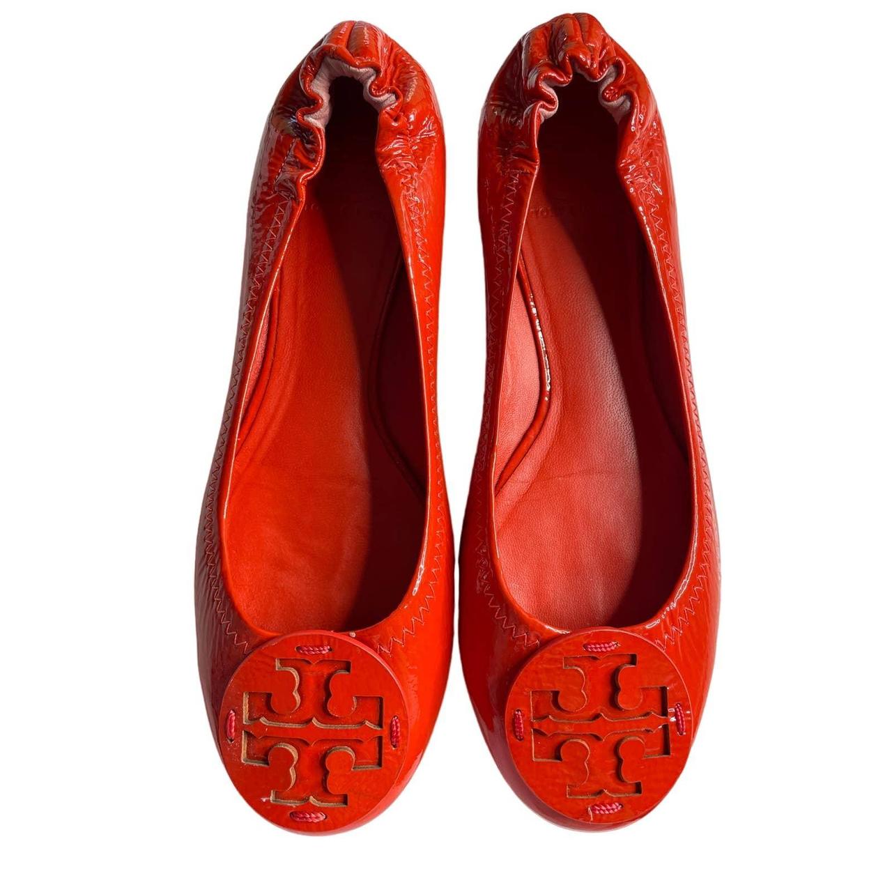 Tory burch outlet orange flats