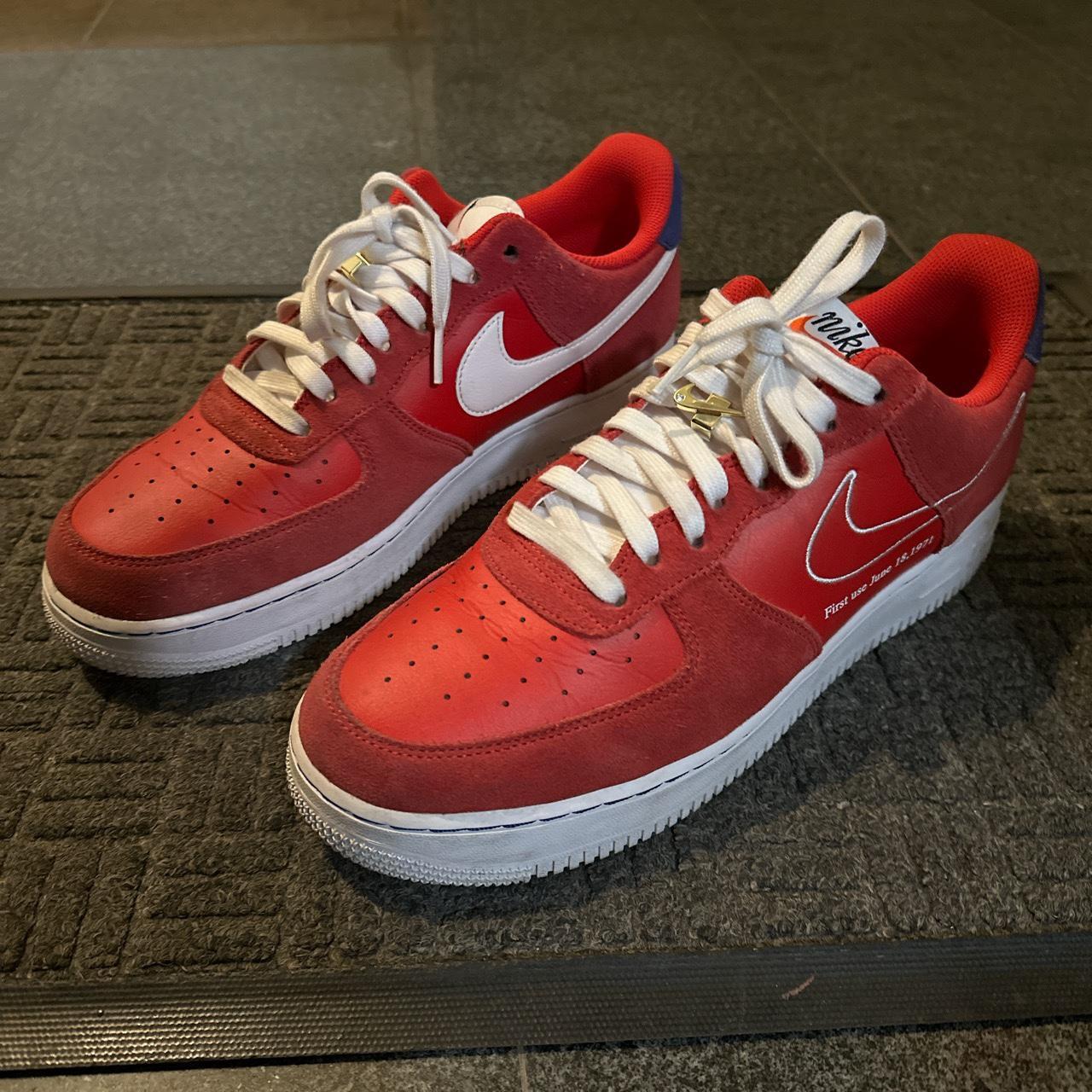 Air Force 1 “First Use” - University Red - ‘07... - Depop