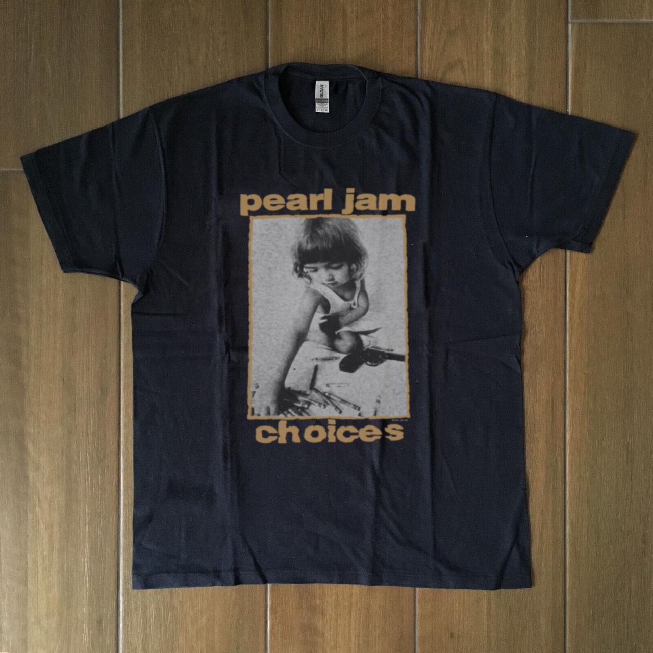 Pearl Jam Shirt Women Vintage Pearl Jam Choices T-Shirt 90s Eddie