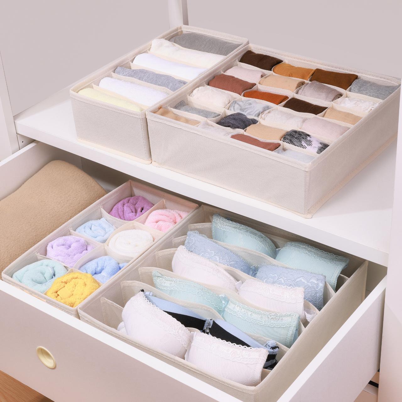 Underwear Organizer Set -foldable Underwear Drawer Organizer