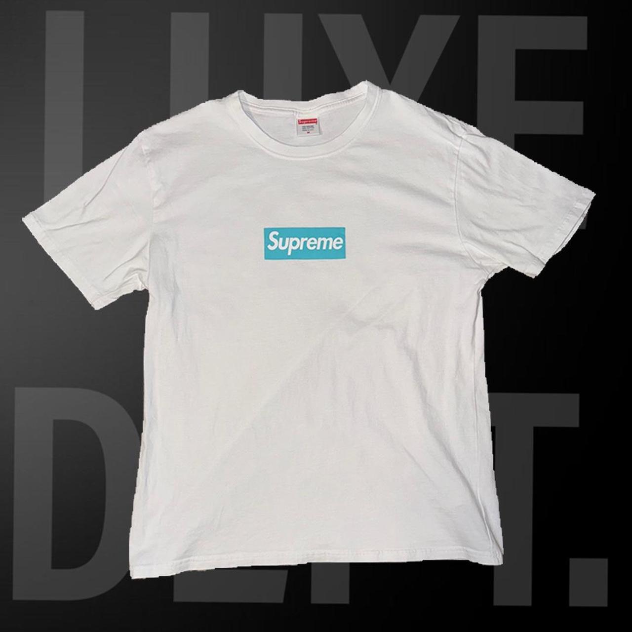 Supreme x Tiffany & Co. Box Logo Tee ✔️ 100%... - Depop